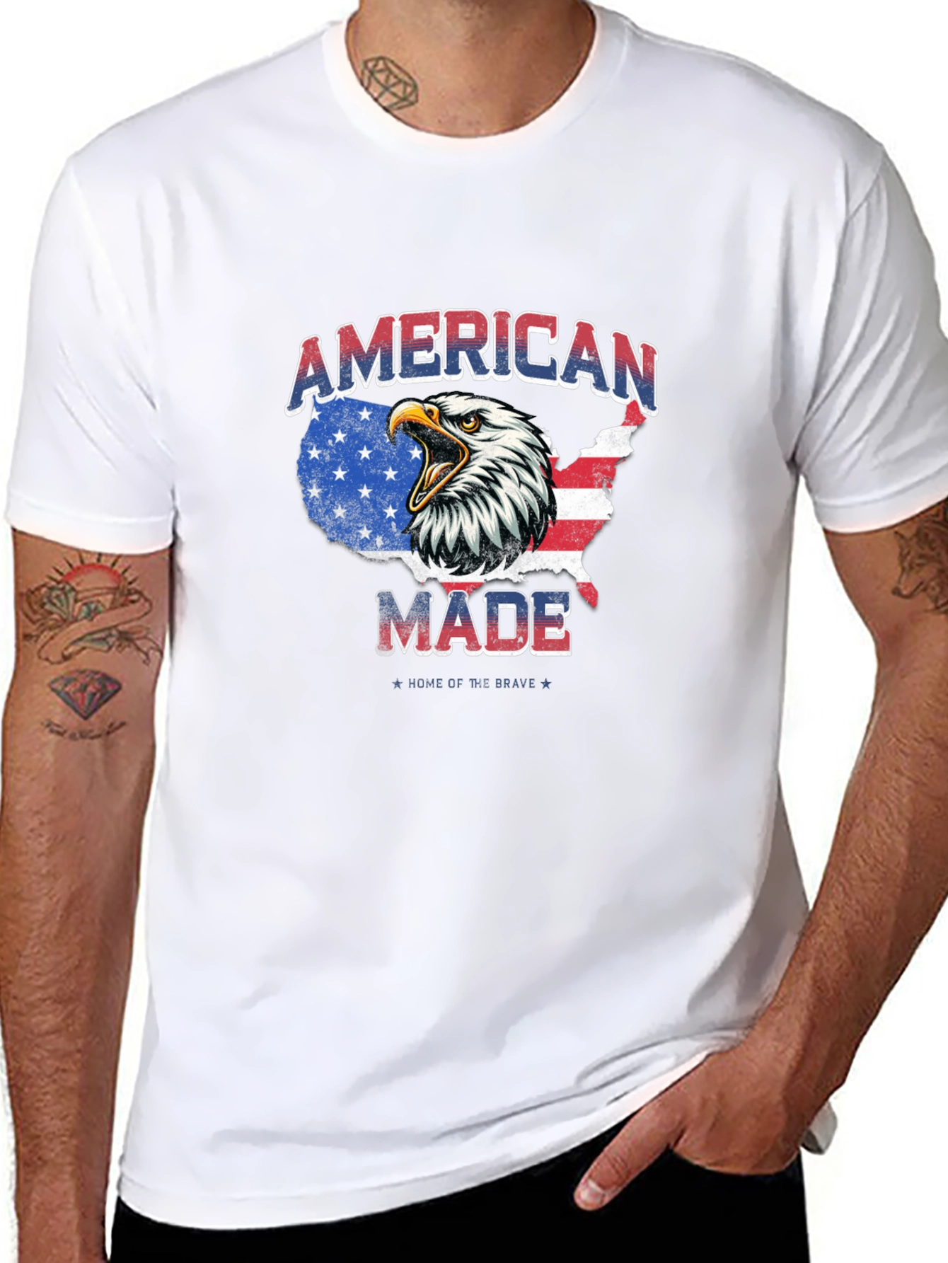 American Made Eagle Graphic T-Shirt