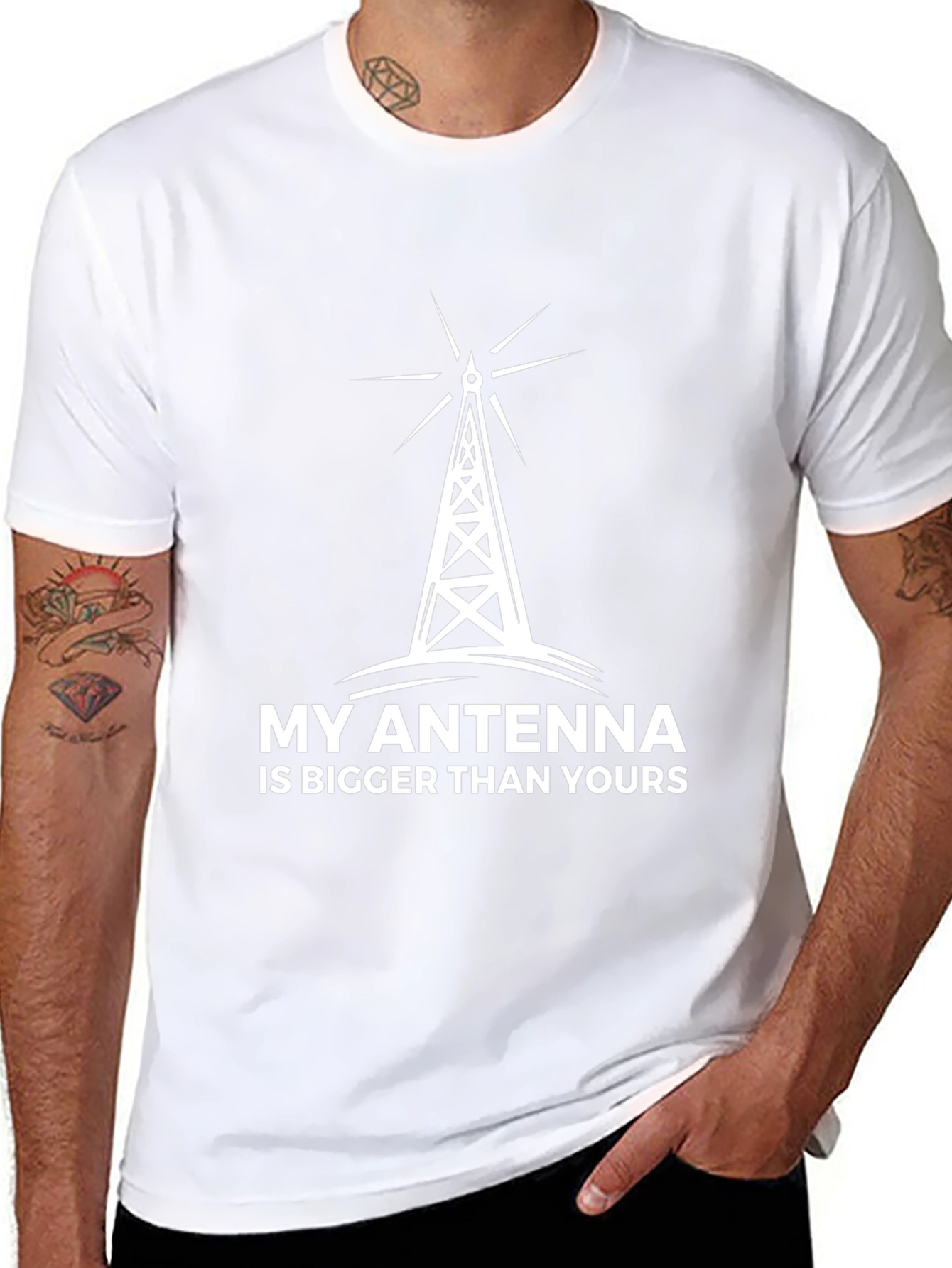 My Antenna is Bigger T-Shirt - Radio Ham Shirt