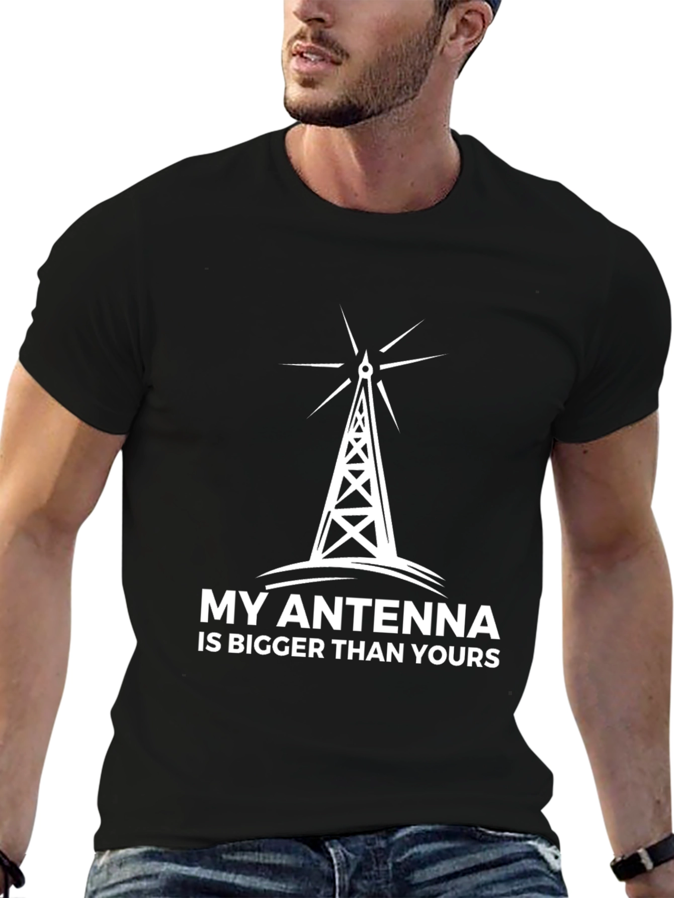 My Antenna is Bigger T-Shirt - Radio Ham Shirt