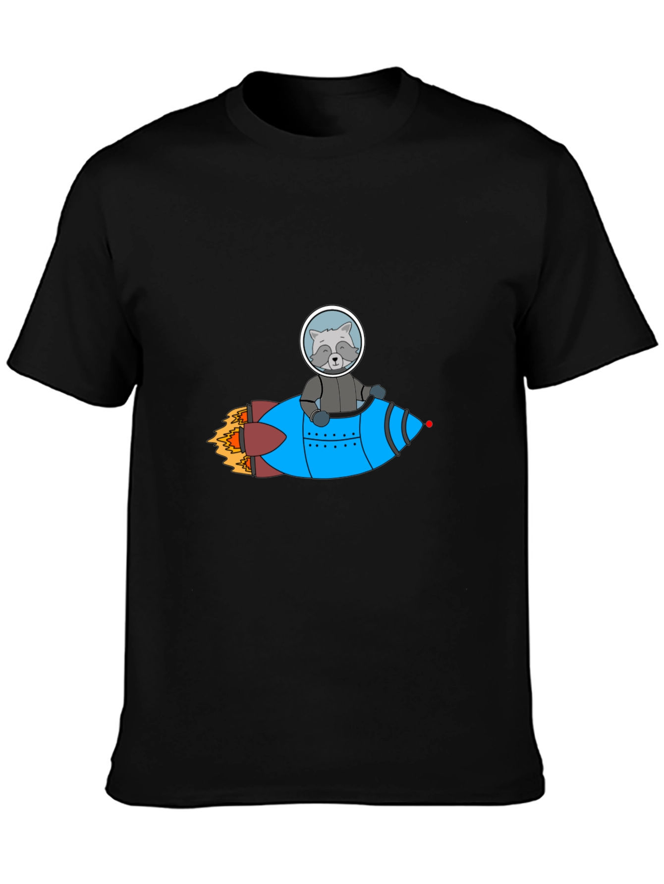 Rocket Raccoon Graphic Tee - Black