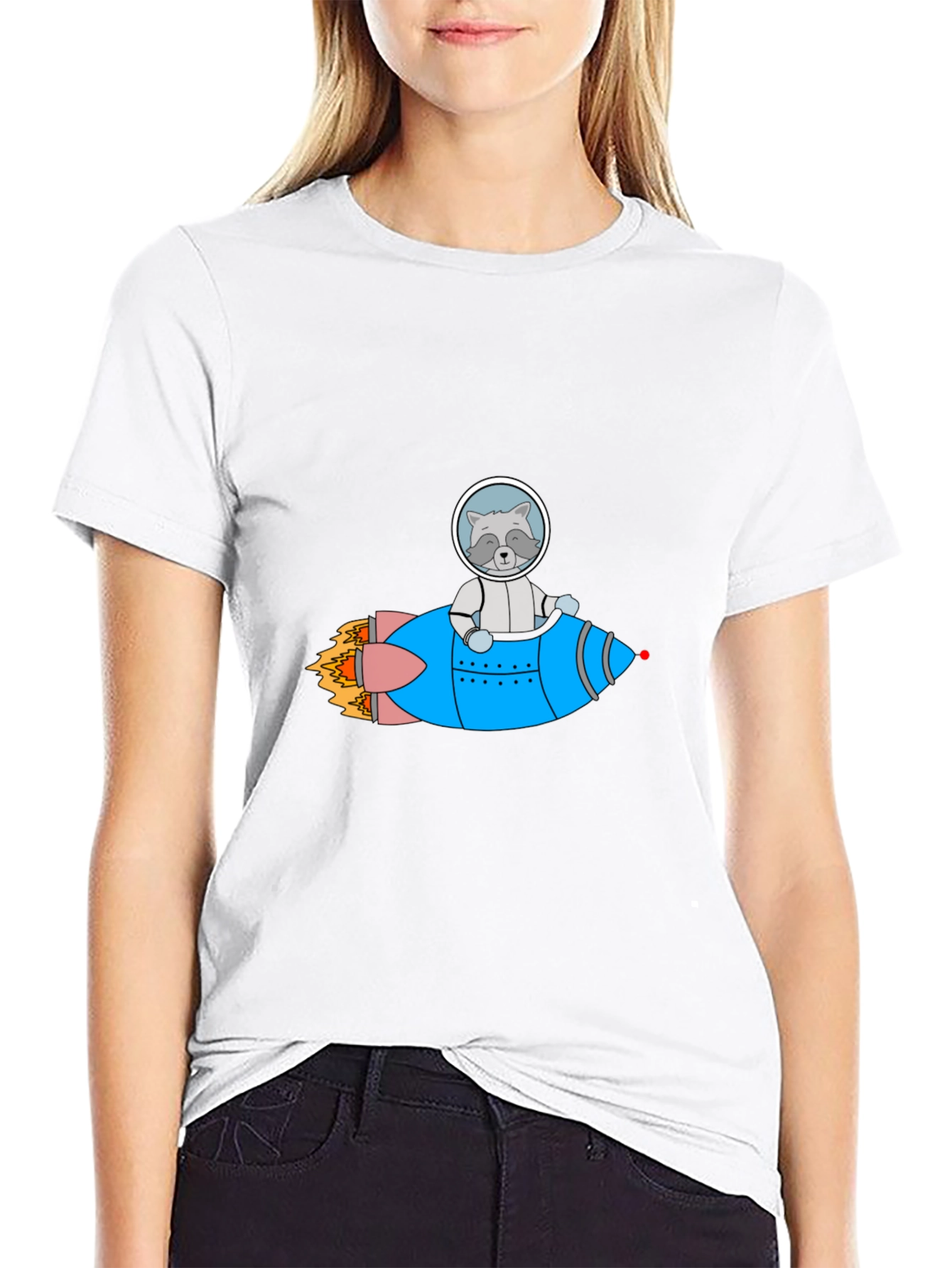 Rocket Raccoon Graphic Tee - Black