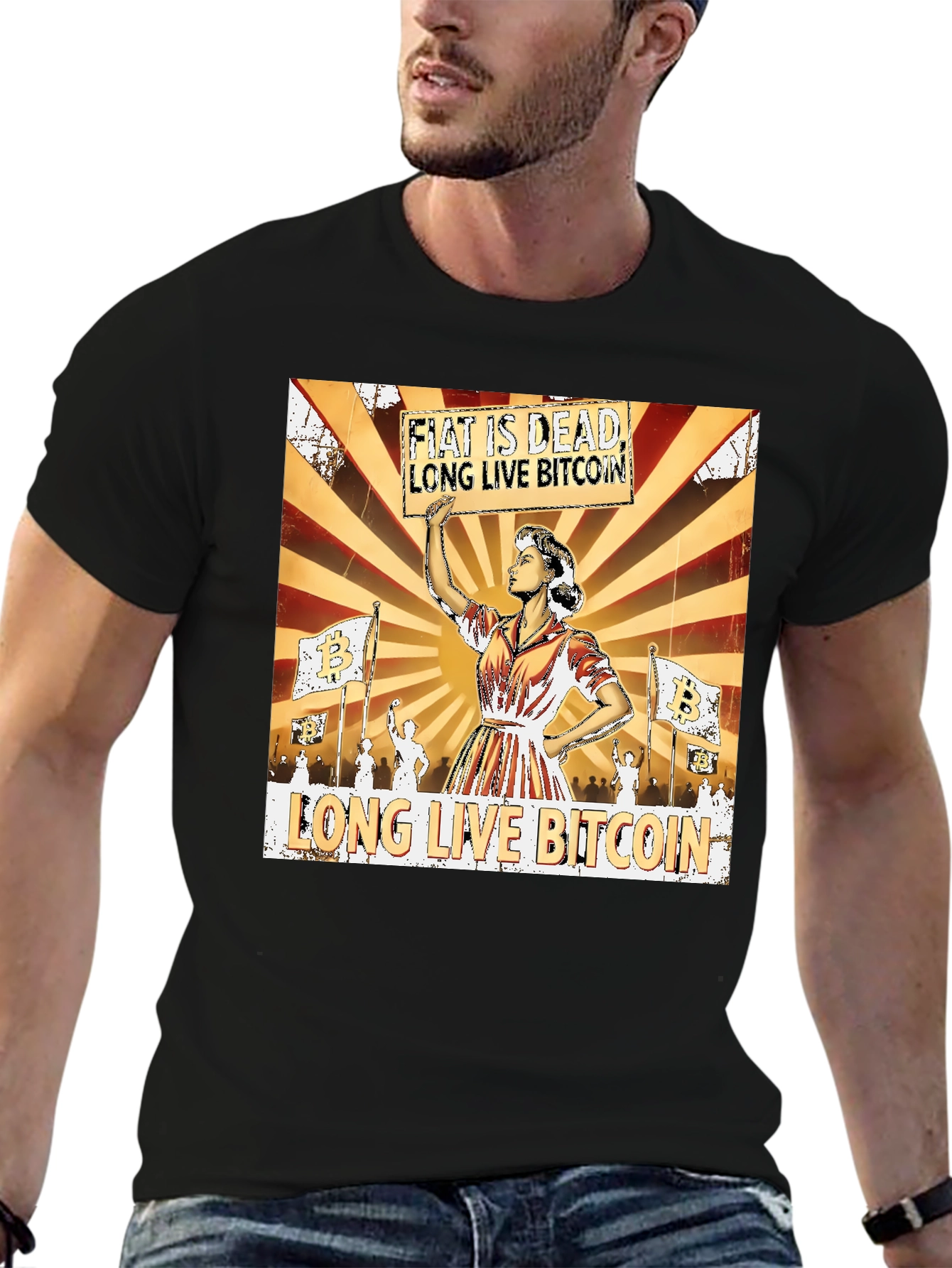 Bitcoin Graphic Tee - Long Live Bitcoin