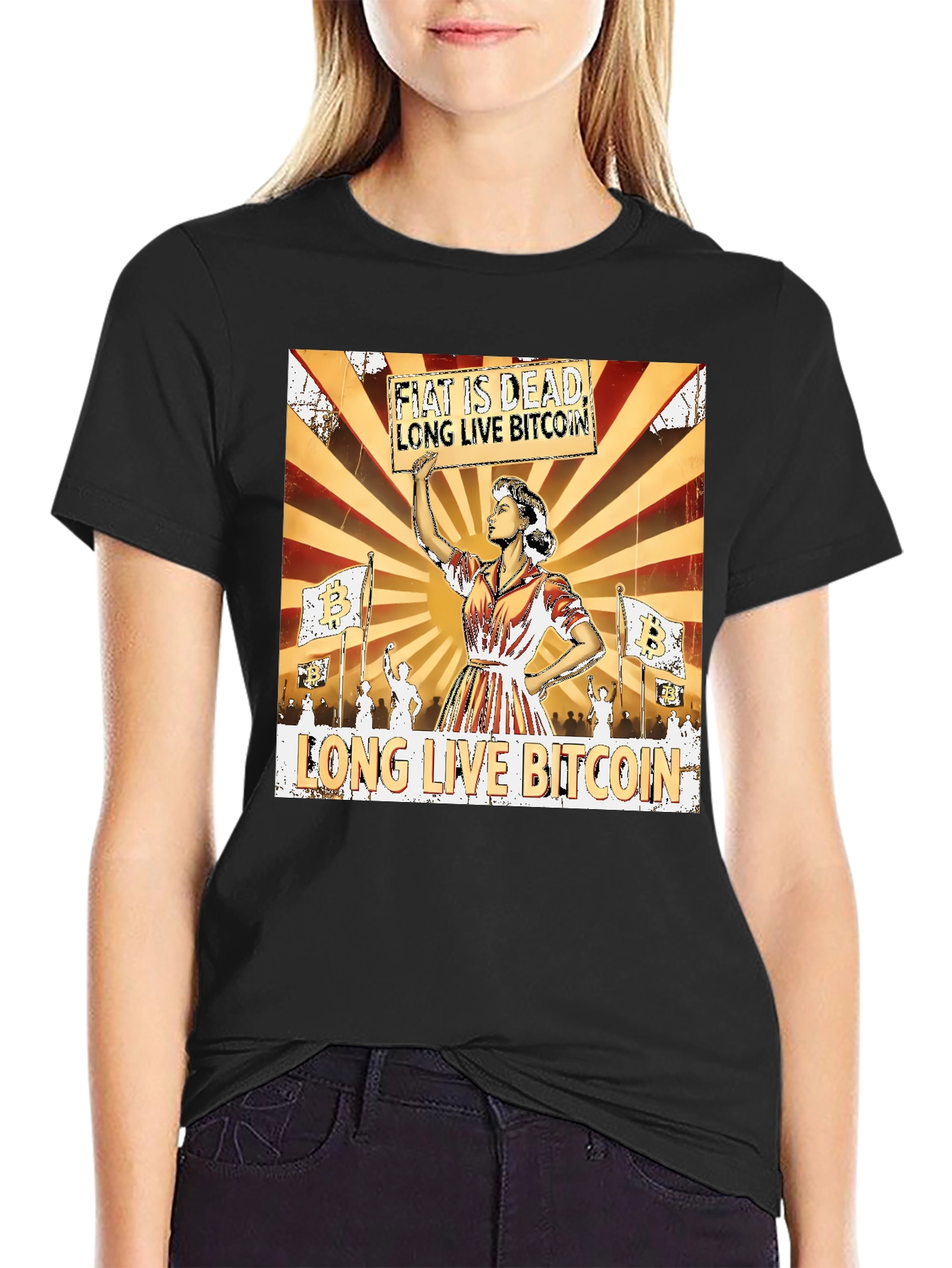 Bitcoin Graphic Tee - Long Live Bitcoin