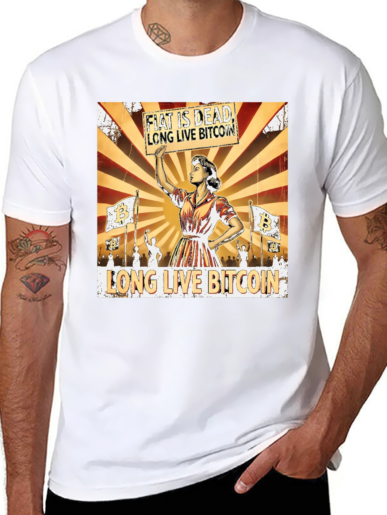Bitcoin Graphic Tee - Long Live Bitcoin