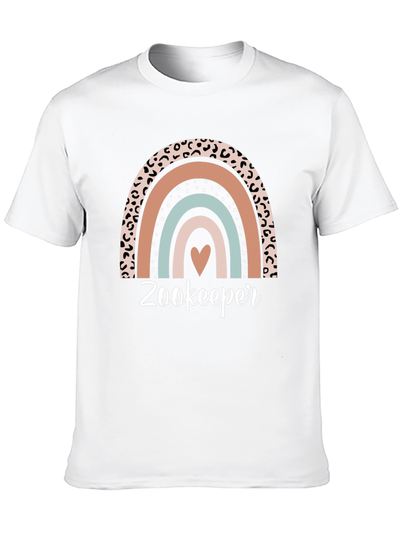 Zookeeper Rainbow T-Shirt Animal Lover Tee