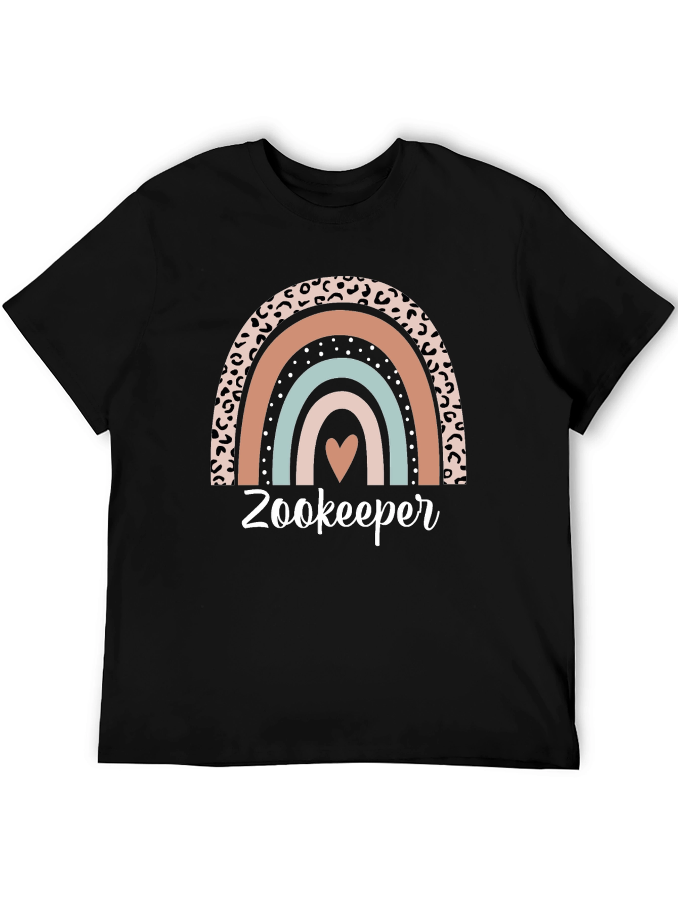 Zookeeper Rainbow T-Shirt Animal Lover Tee
