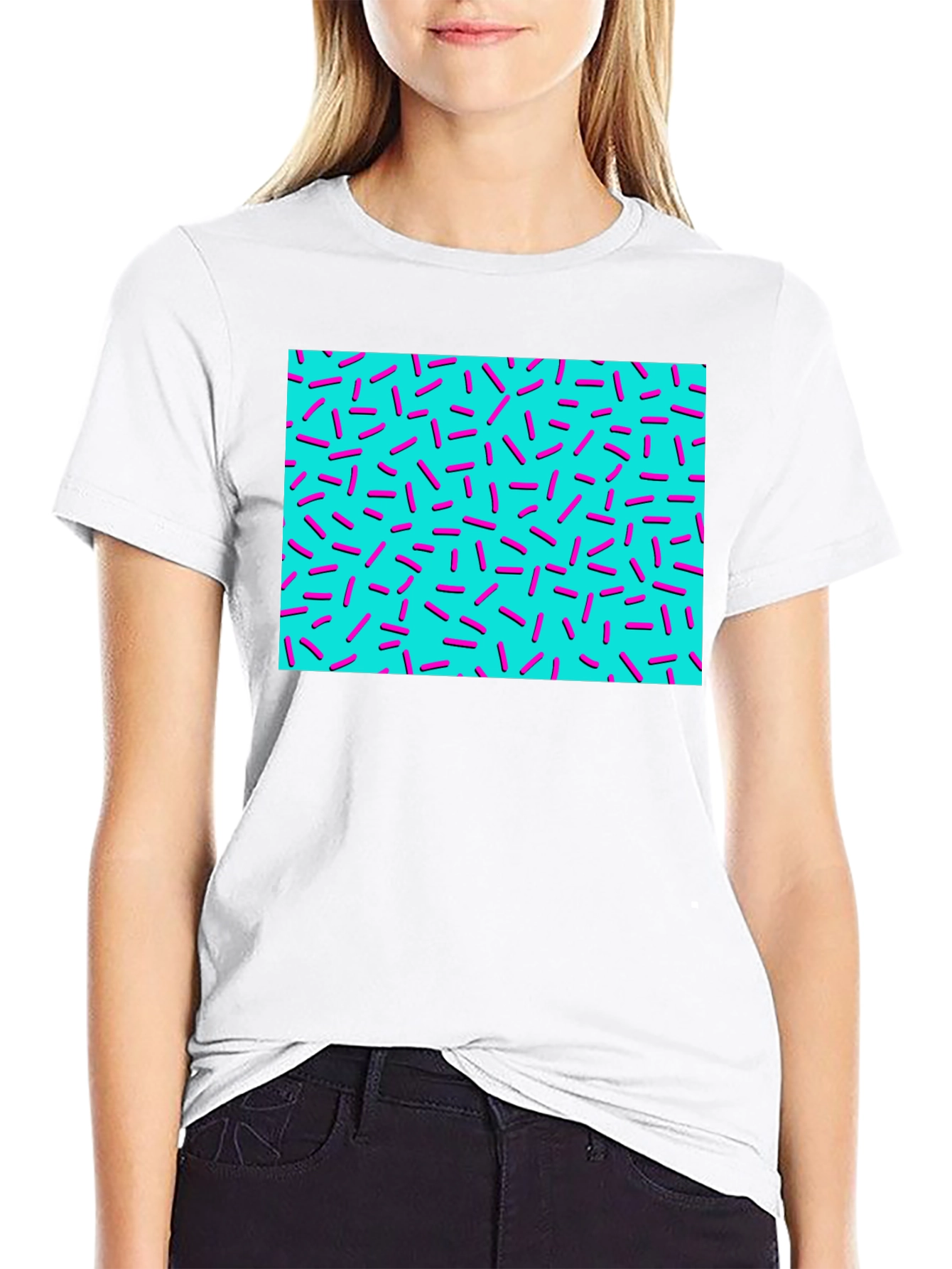 Retro Sprinkle Pattern T-Shirt