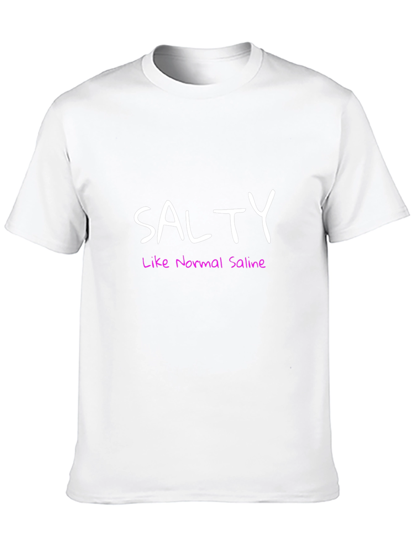 Salty Like Normal Saline Black Tee