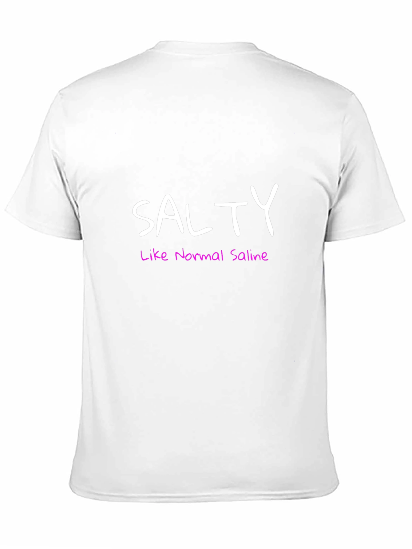 Salty Like Normal Saline Black Tee