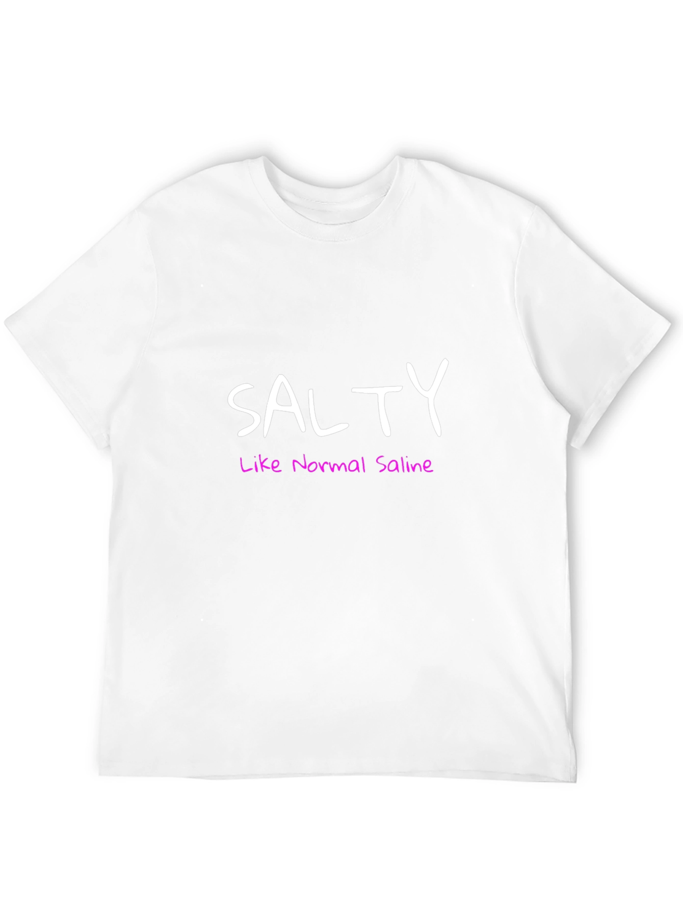 Salty Like Normal Saline Black Tee