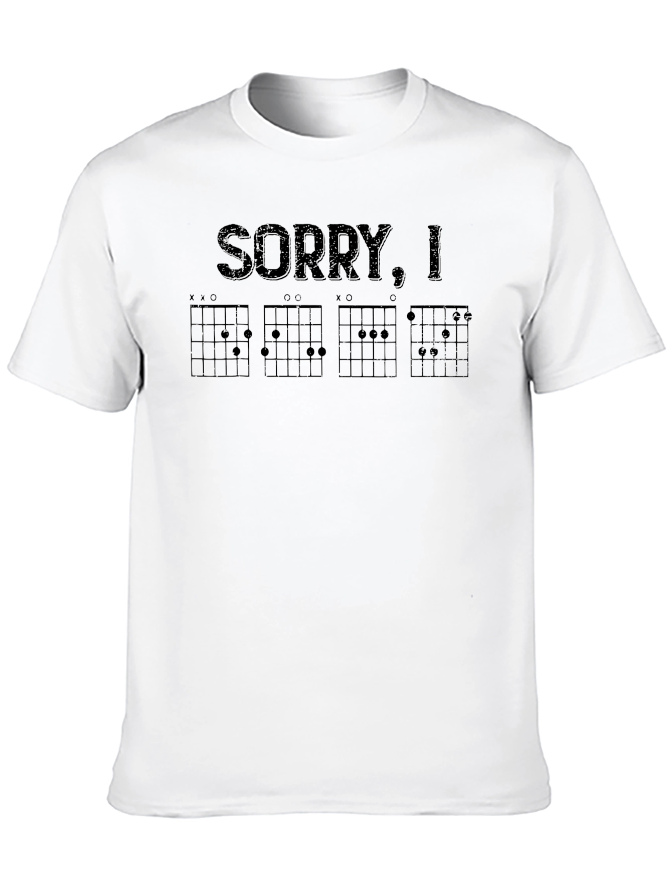 Sorry Im Late Guitar Chord T-Shirt