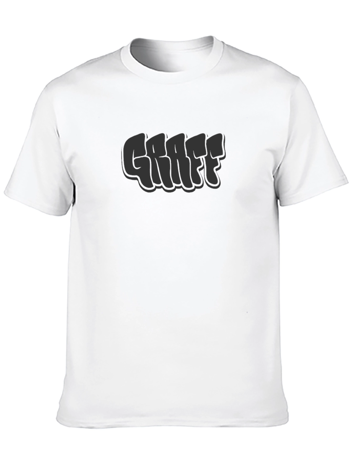 Graff Bubble Letter Black T-Shirt - Stylish Casual Wear