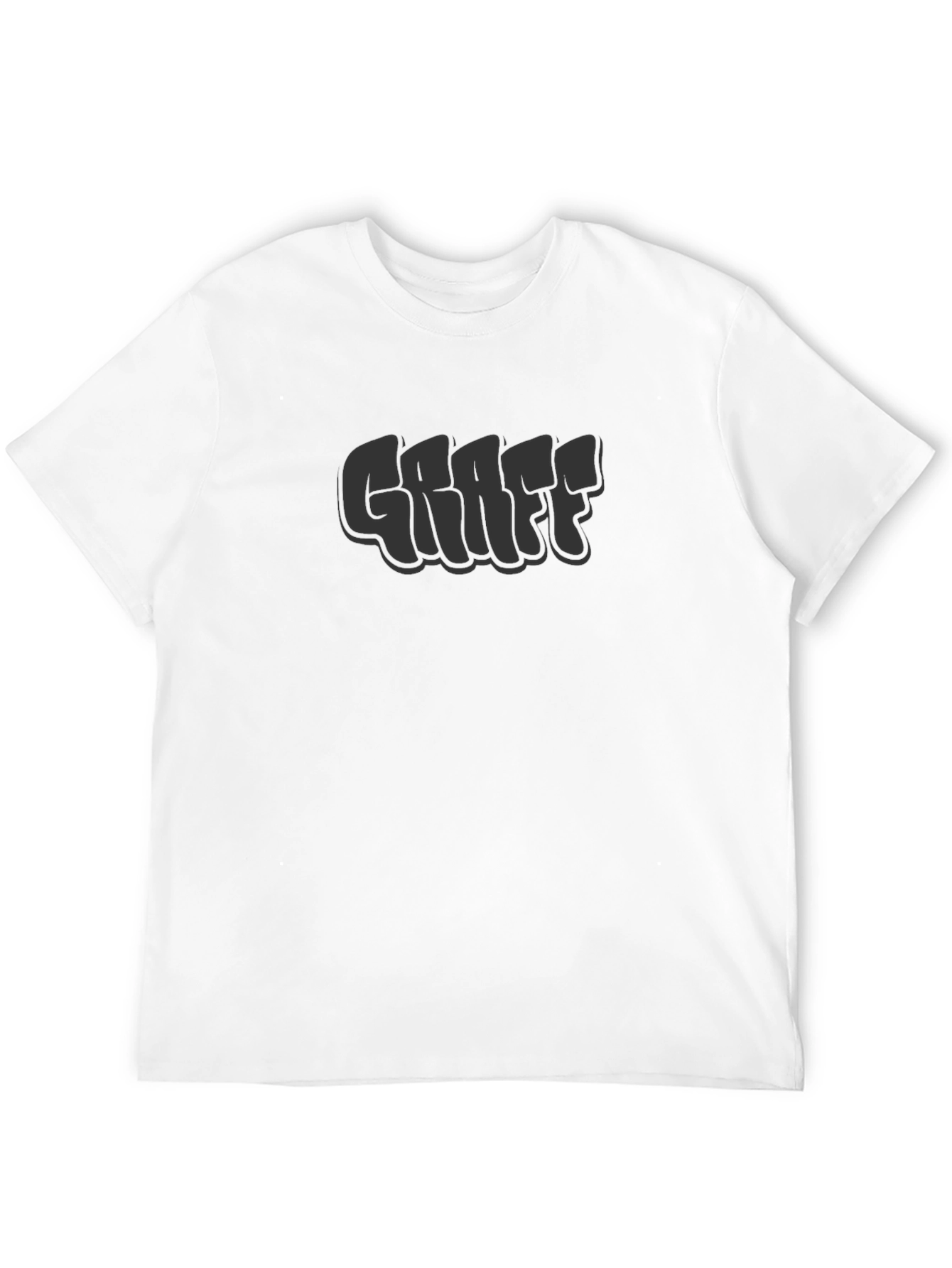 Graff Bubble Letter Black T-Shirt - Stylish Casual Wear