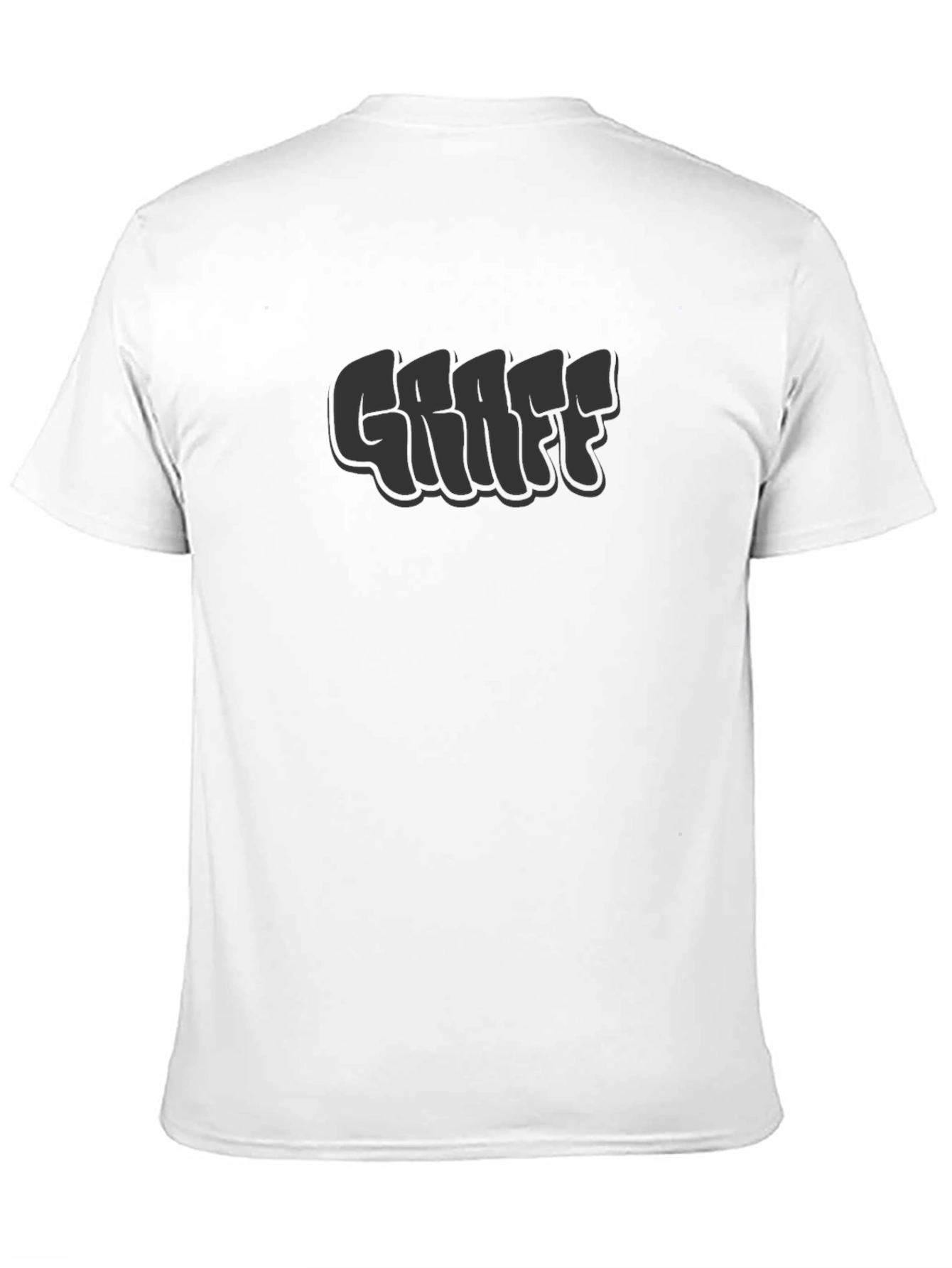 Graff Bubble Letter Black T-Shirt - Stylish Casual Wear
