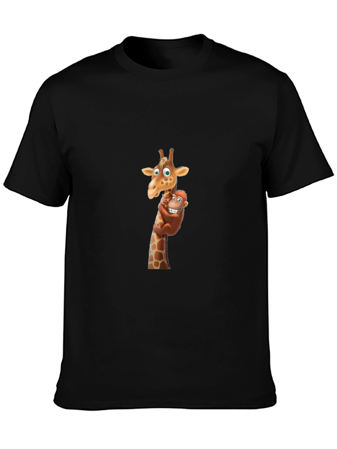 Novelty Cartoon Giraffe T-Shirt