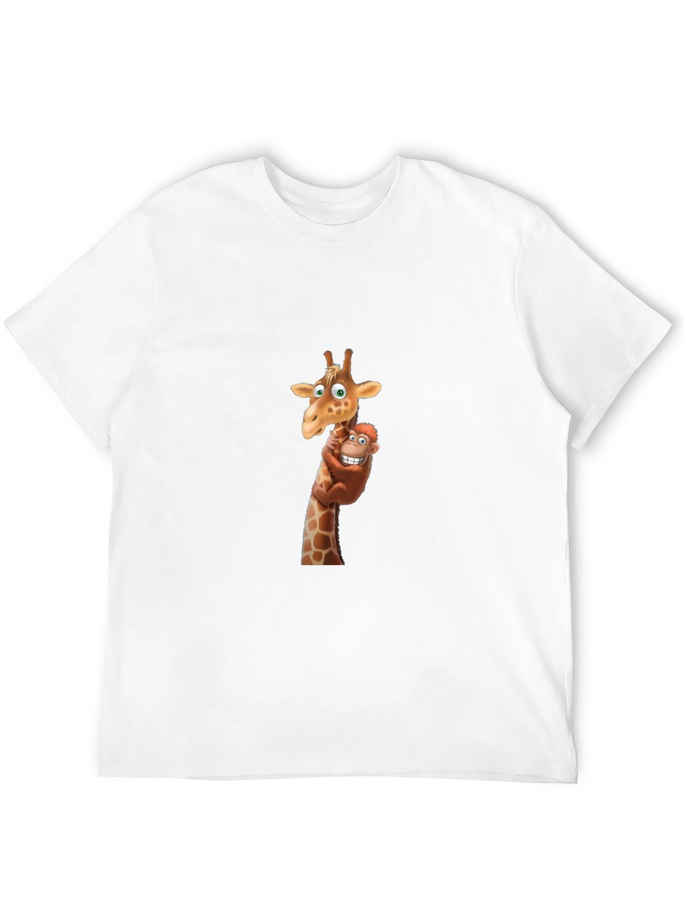 Novelty Cartoon Giraffe T-Shirt