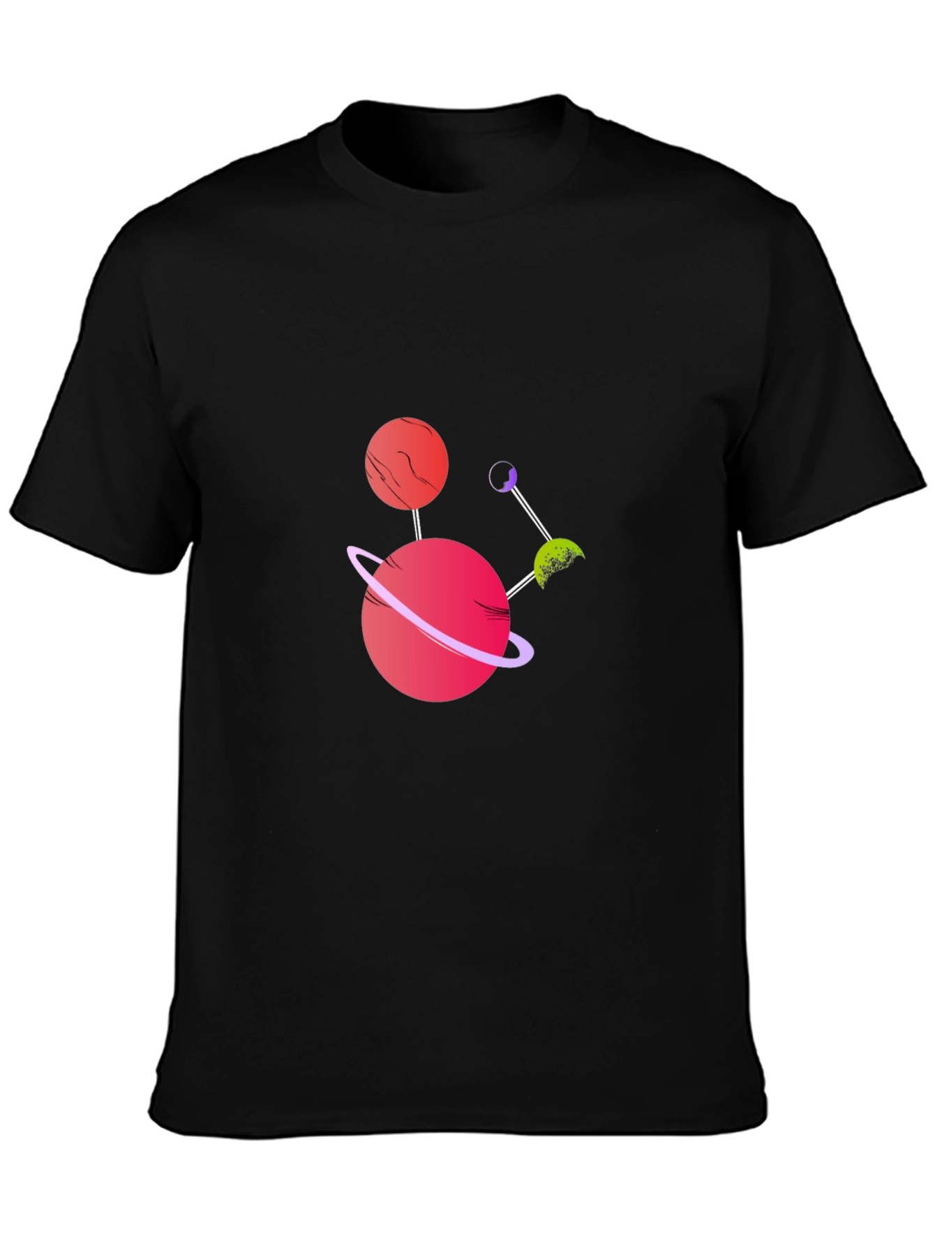 Planet Graphic Tee - Modern Space Design