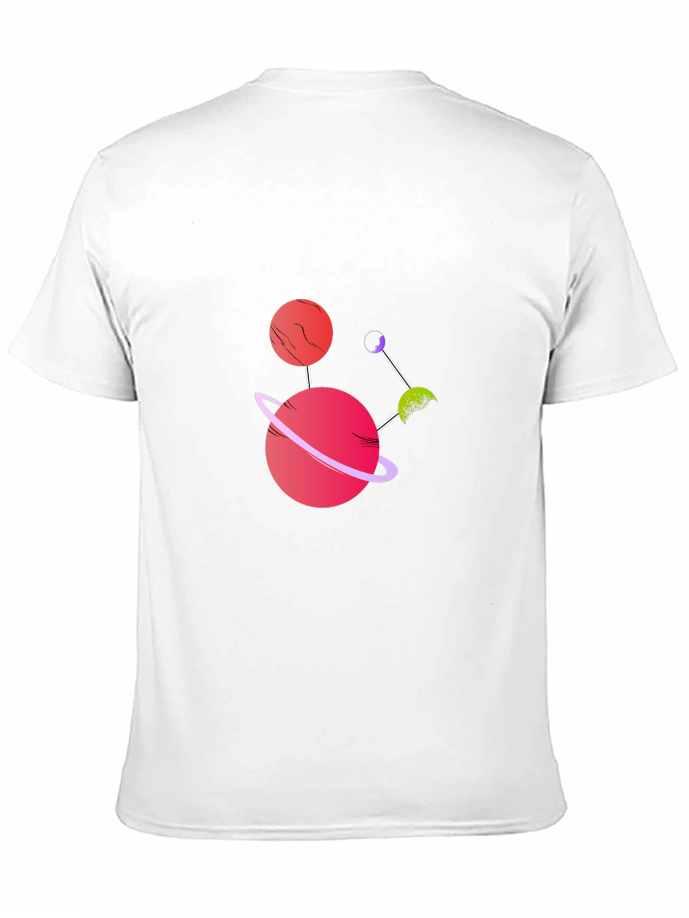 Planet Graphic Tee - Modern Space Design