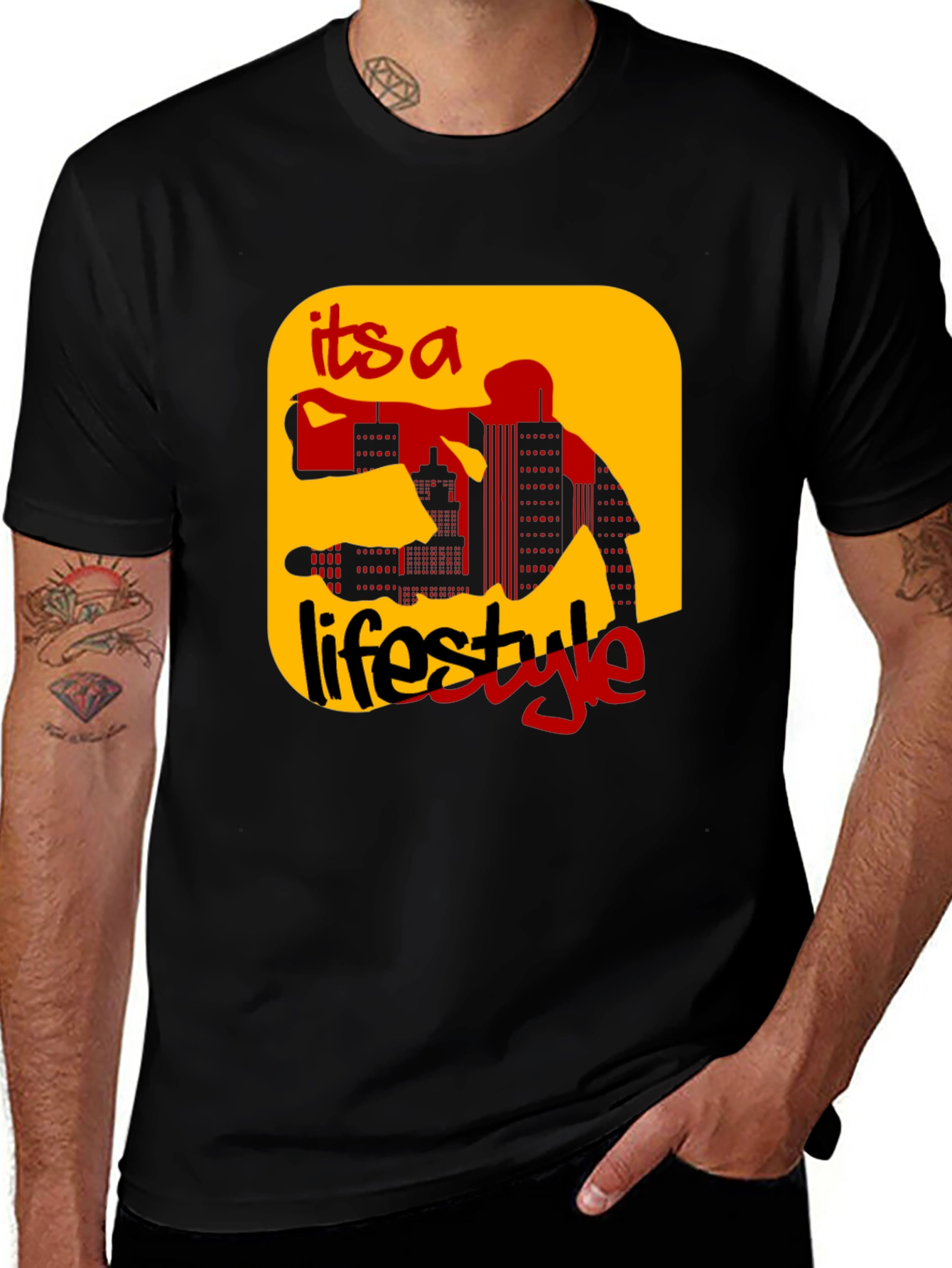 Urban Lifestyle Graphic Tee - Streetwear Style