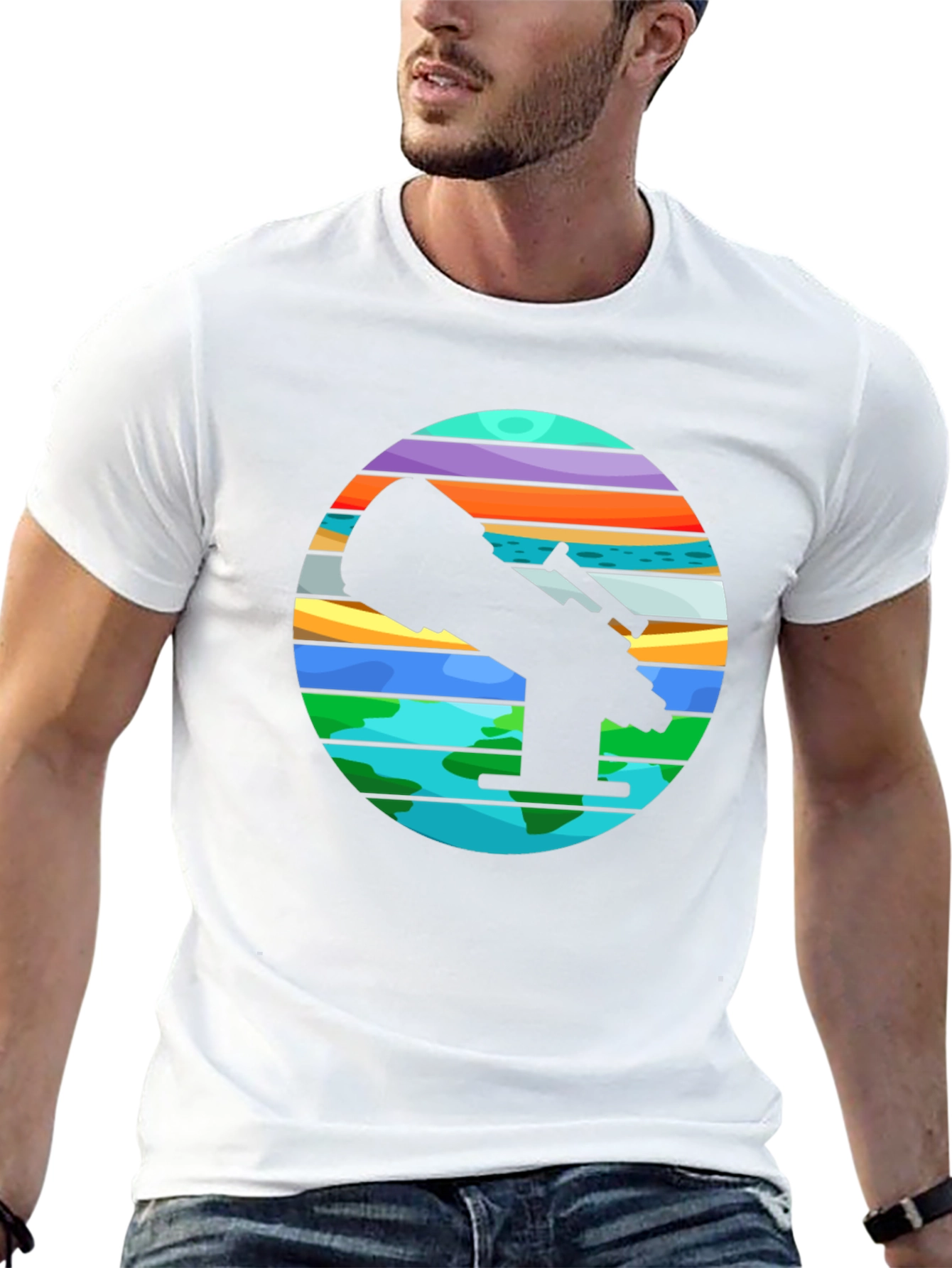 Telescope Graphic Tee - Explore the Universe!