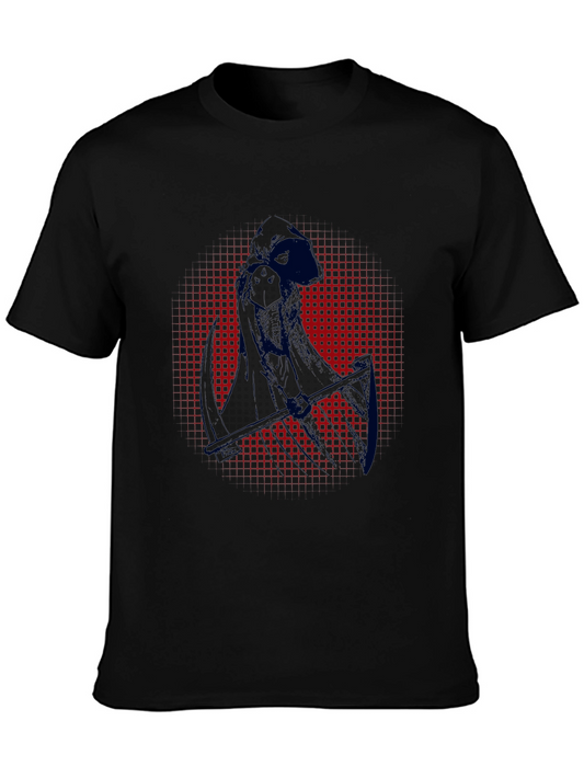 Grim Reaper Graphic Tee - Dark Humor T-Shirt