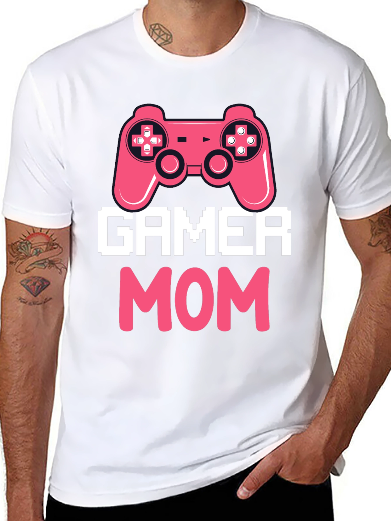 Gamer Mom T-Shirt - Cute Graphic Tee