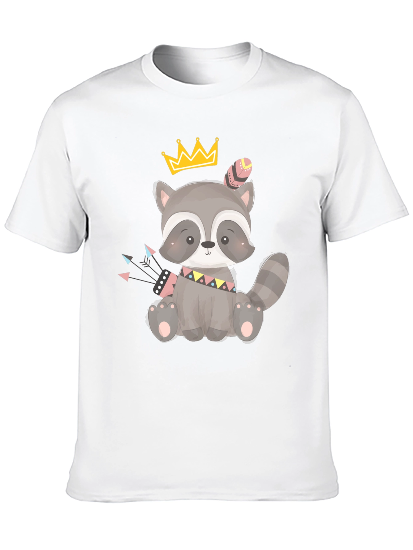 Cute Raccoon King T-Shirt