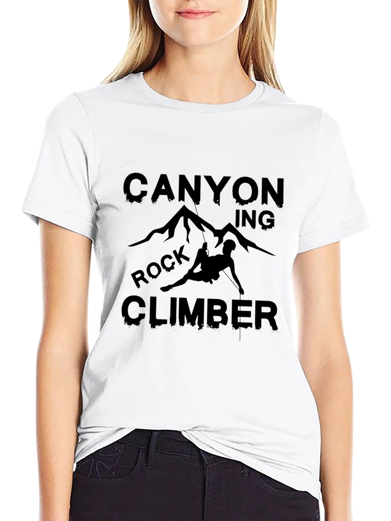 Canyon Rock Climber Graphic T-Shirt