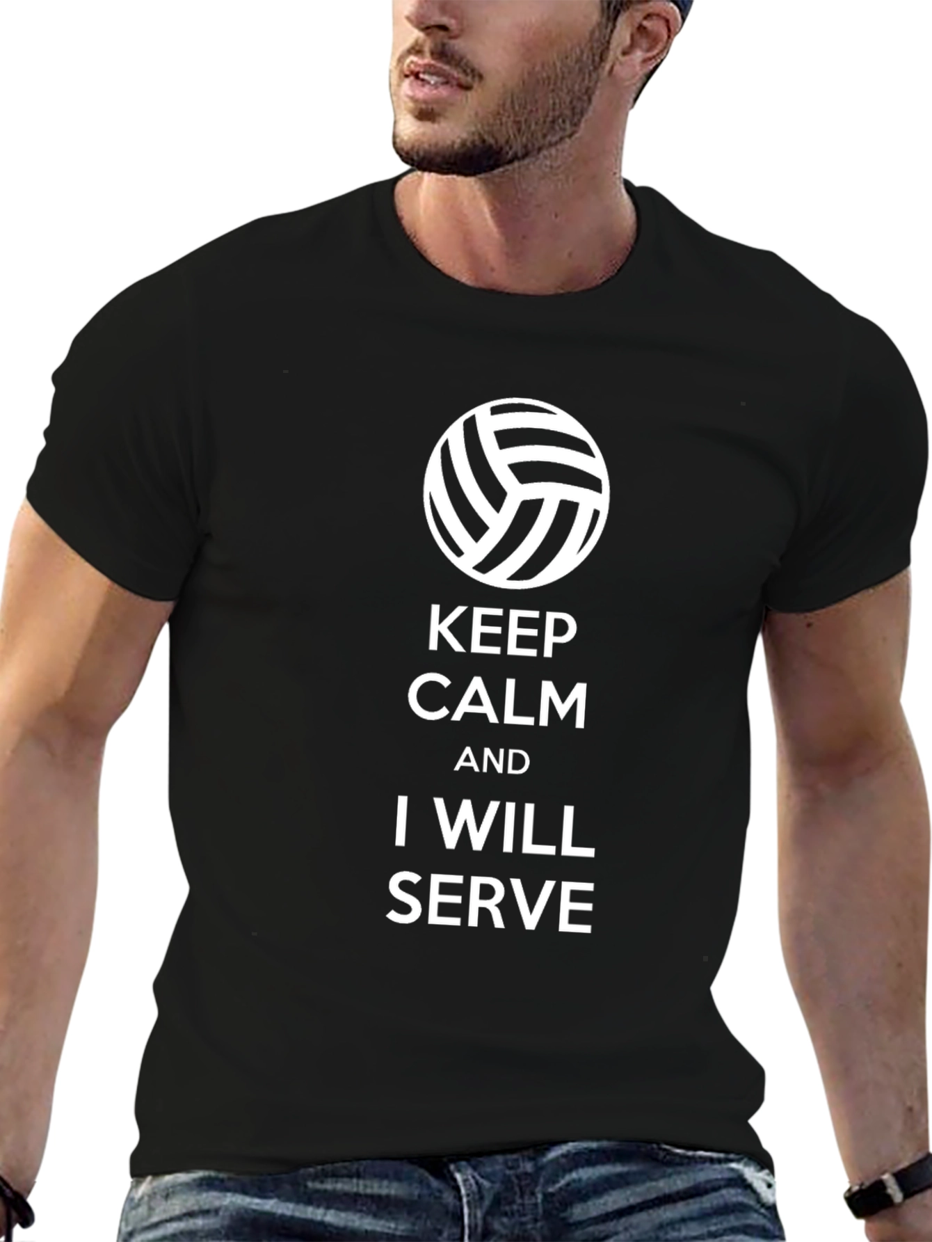 Keep Calm Volleyball Serve T-Shirt