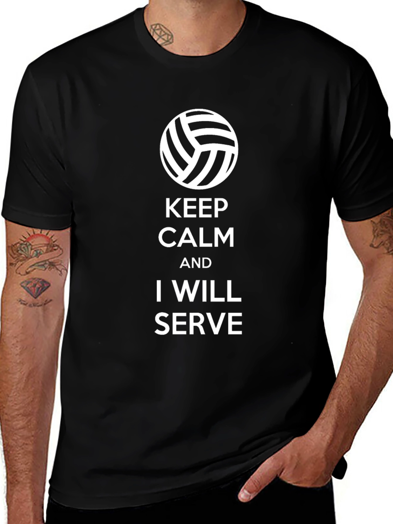 Keep Calm Volleyball Serve T-Shirt