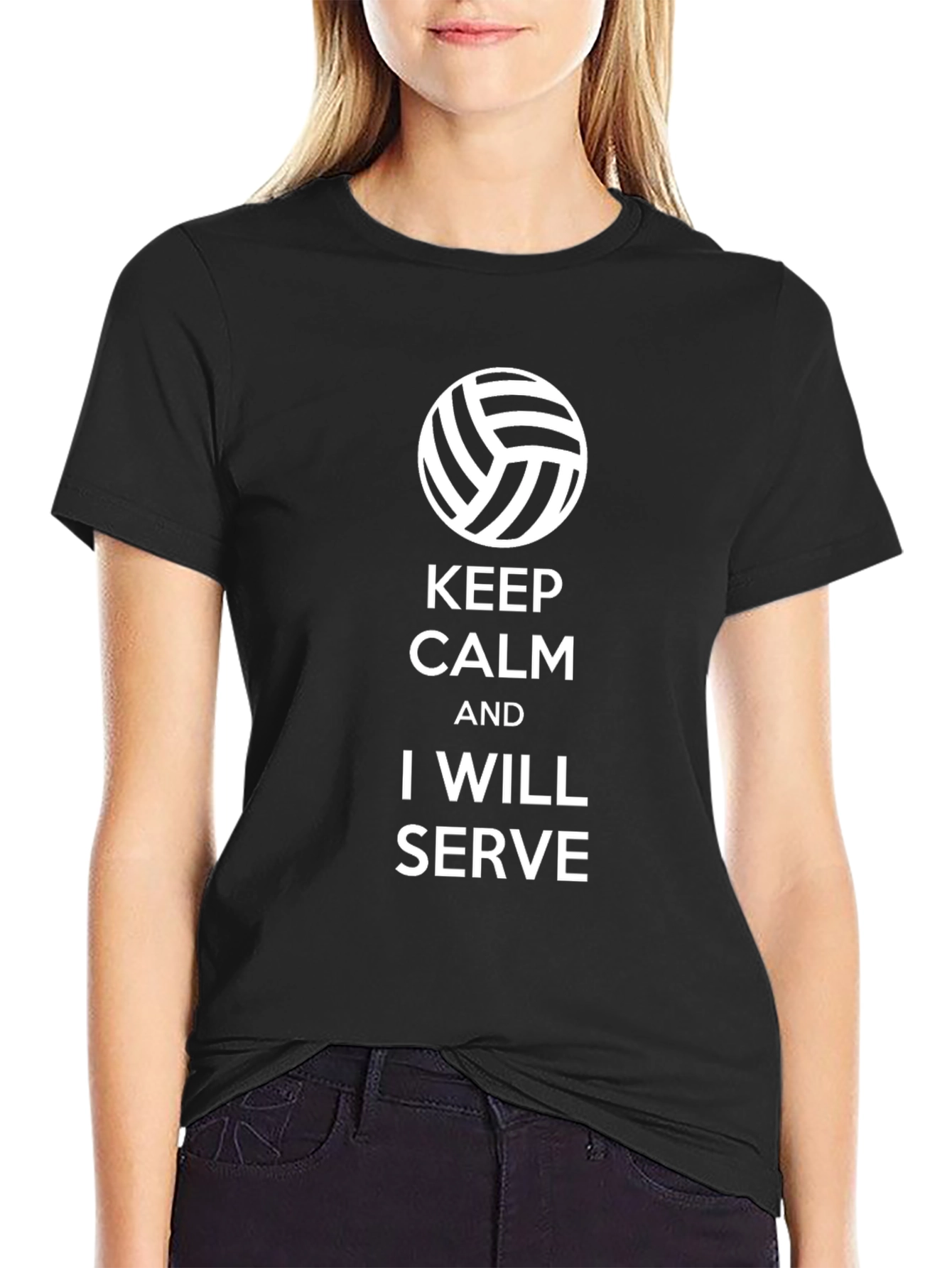 Keep Calm Volleyball Serve T-Shirt