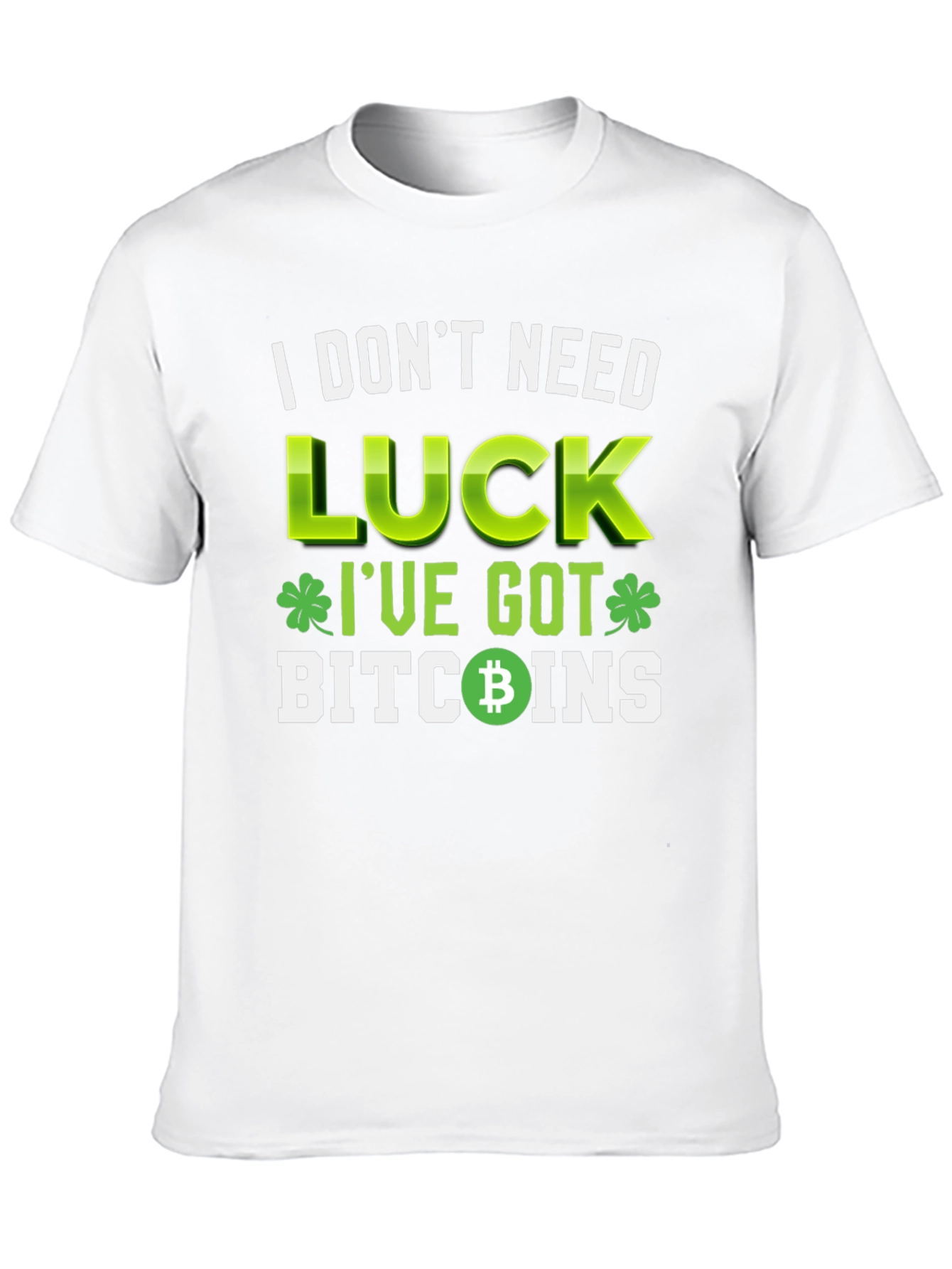 Lucky Bitcoin St. Patricks Day T-Shirt