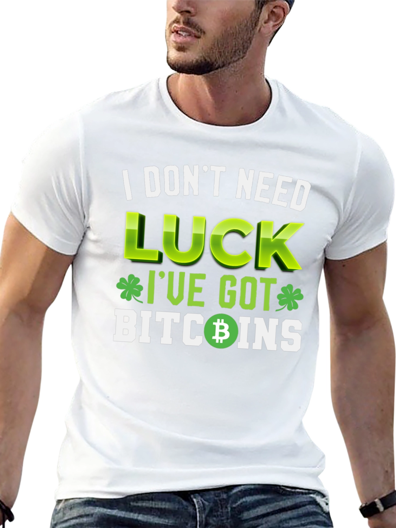 Lucky Bitcoin St. Patricks Day T-Shirt