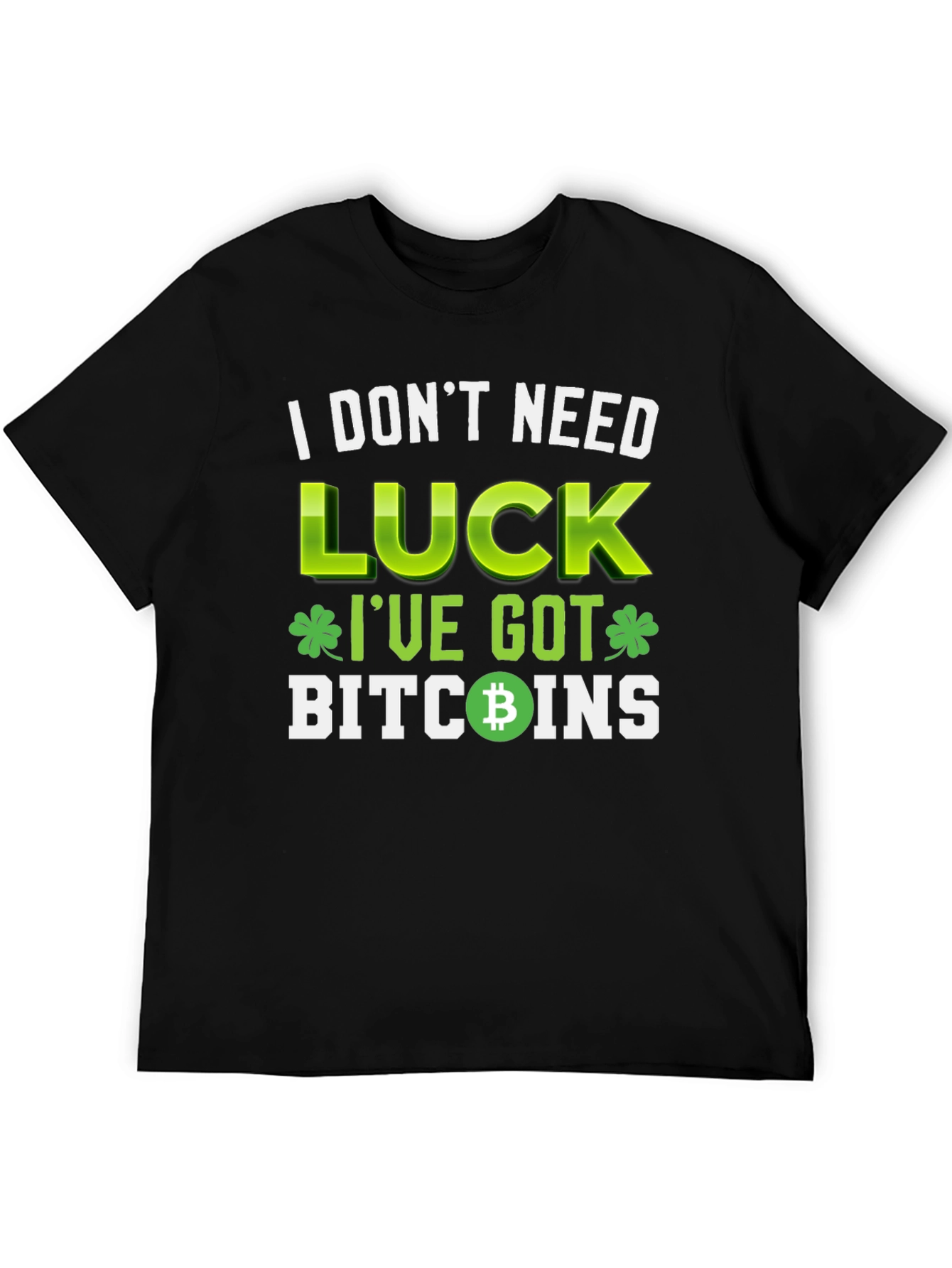 Lucky Bitcoin St. Patricks Day T-Shirt