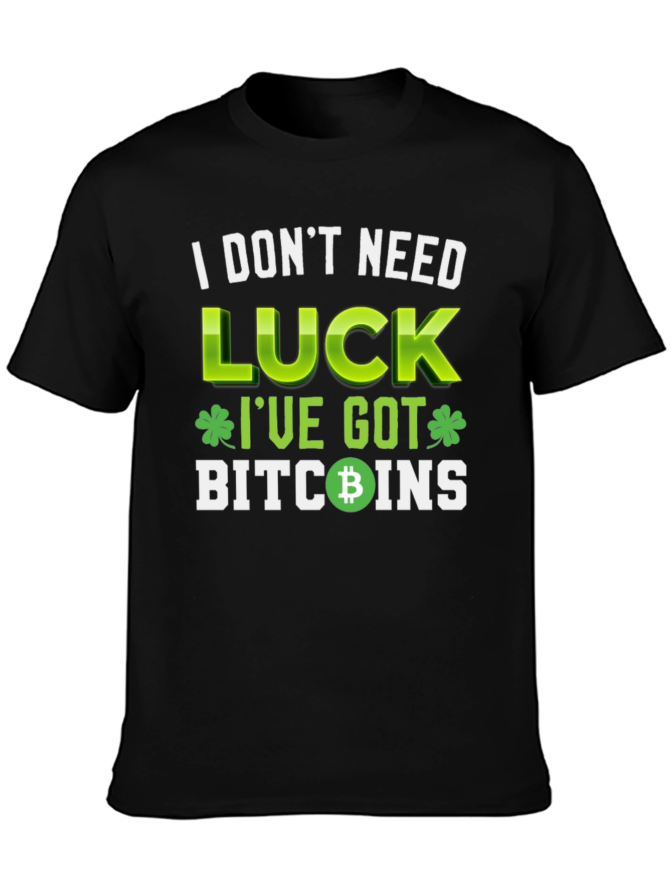 Lucky Bitcoin St. Patricks Day T-Shirt