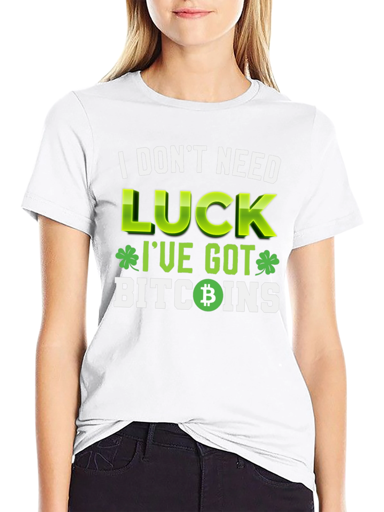 Lucky Bitcoin St. Patricks Day T-Shirt