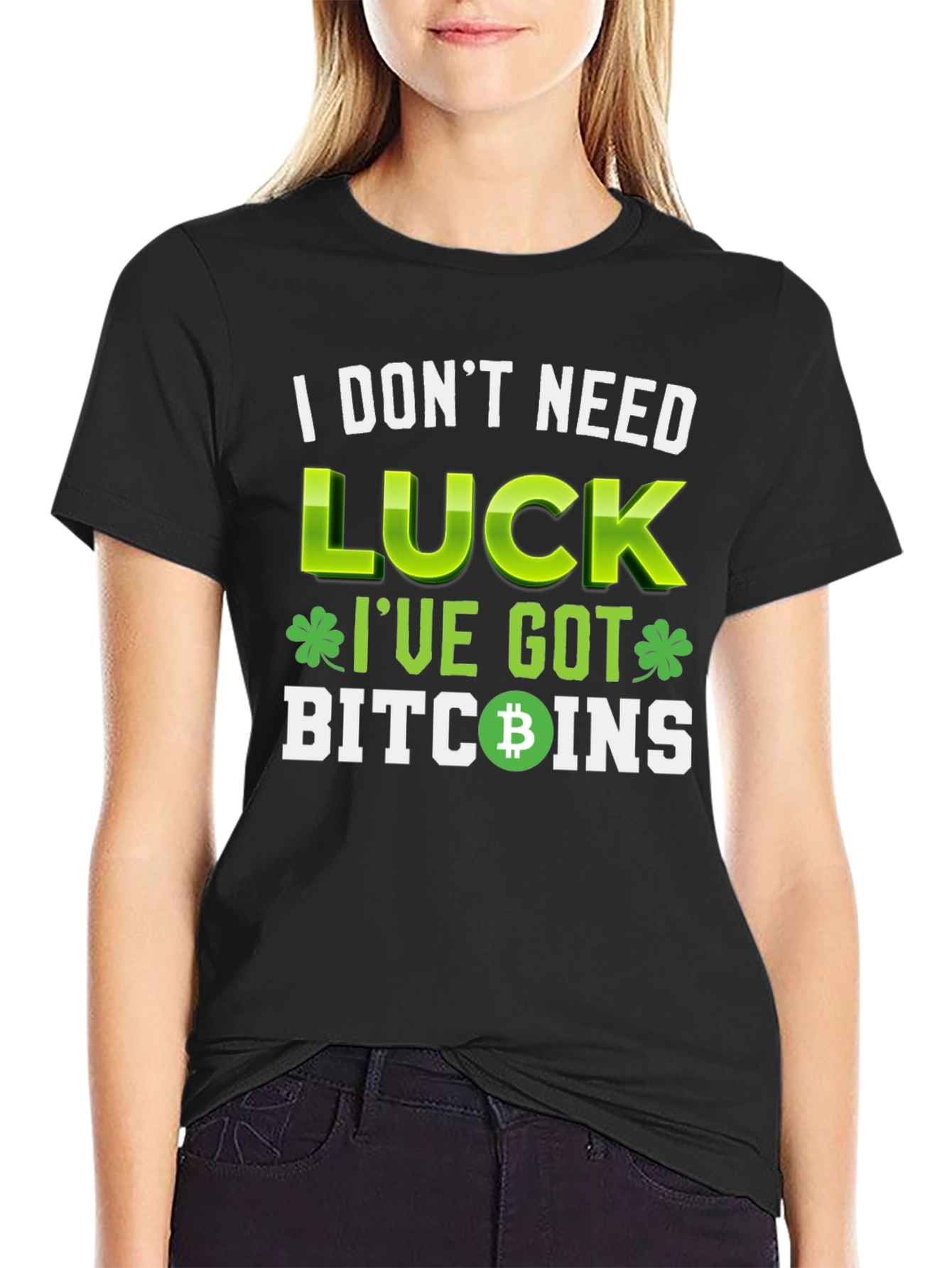 Lucky Bitcoin St. Patricks Day T-Shirt