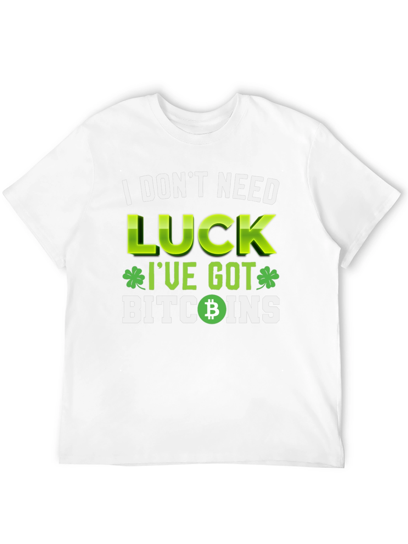 Lucky Bitcoin St. Patricks Day T-Shirt