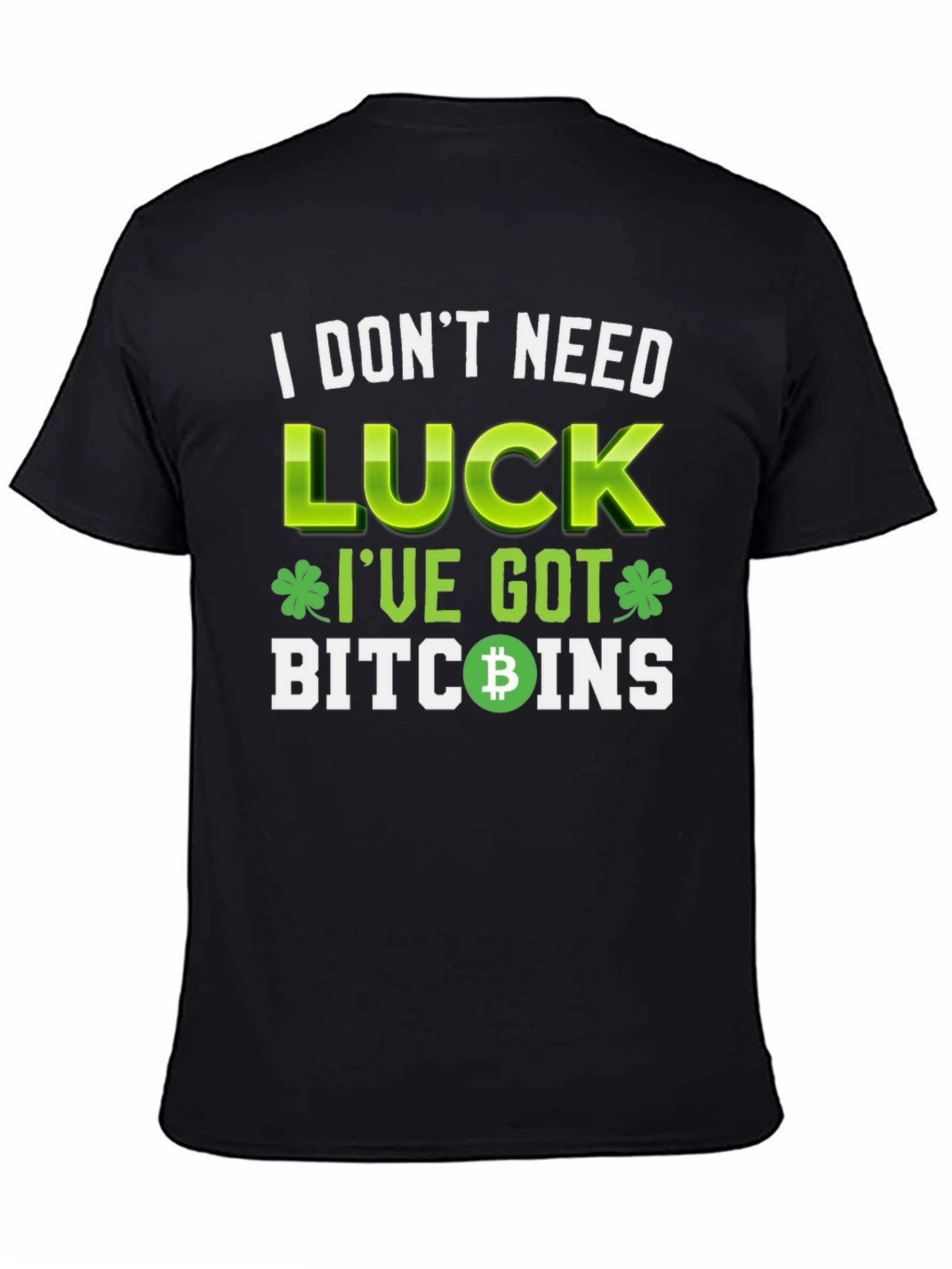 Lucky Bitcoin St. Patricks Day T-Shirt