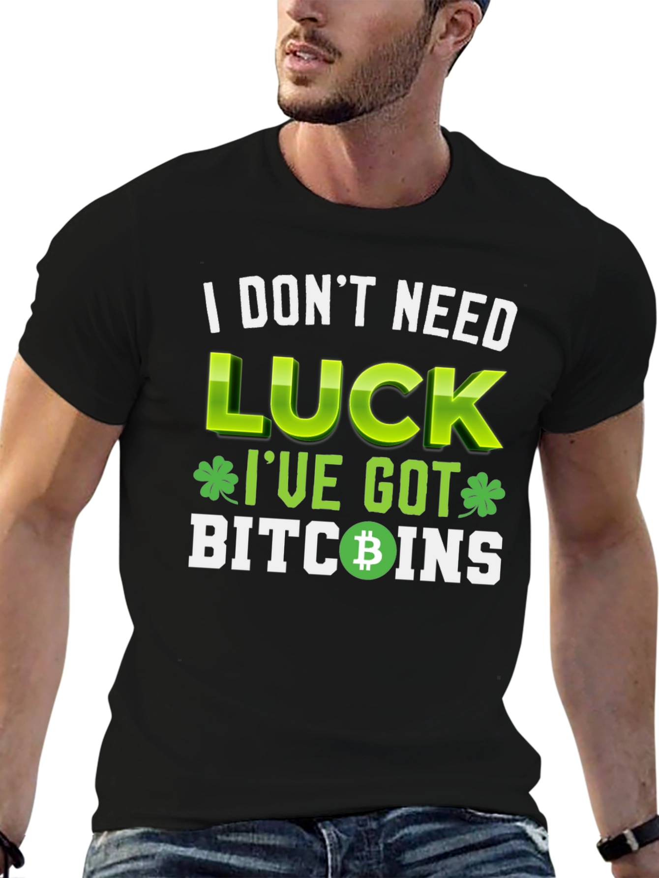 Lucky Bitcoin St. Patricks Day T-Shirt