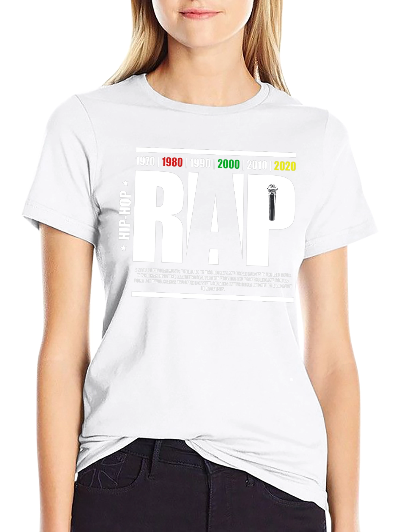 Retro Hip Hop Rap Music T-Shirt