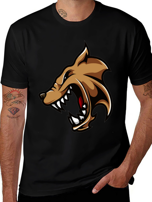 Fierce Dog Graphic Tee - Black