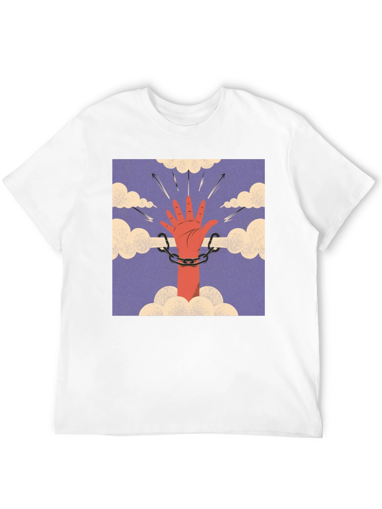 Hand in Chains Graphic Tee - Freedom Quest