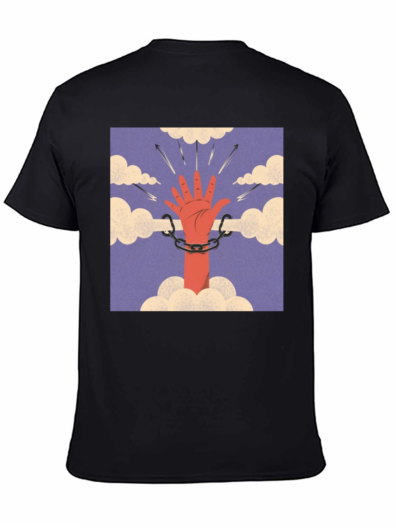 Hand in Chains Graphic Tee - Freedom Quest