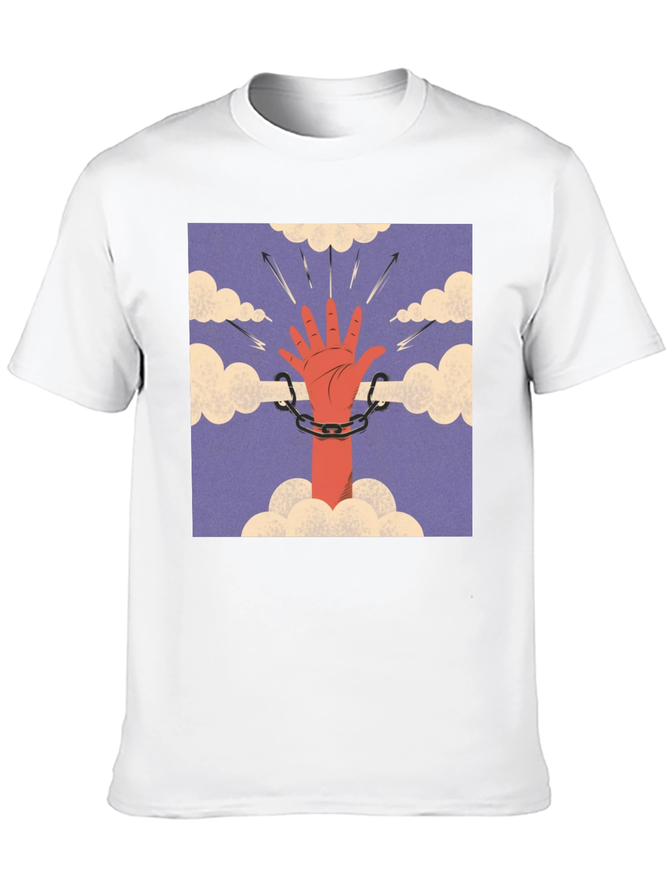 Hand in Chains Graphic Tee - Freedom Quest