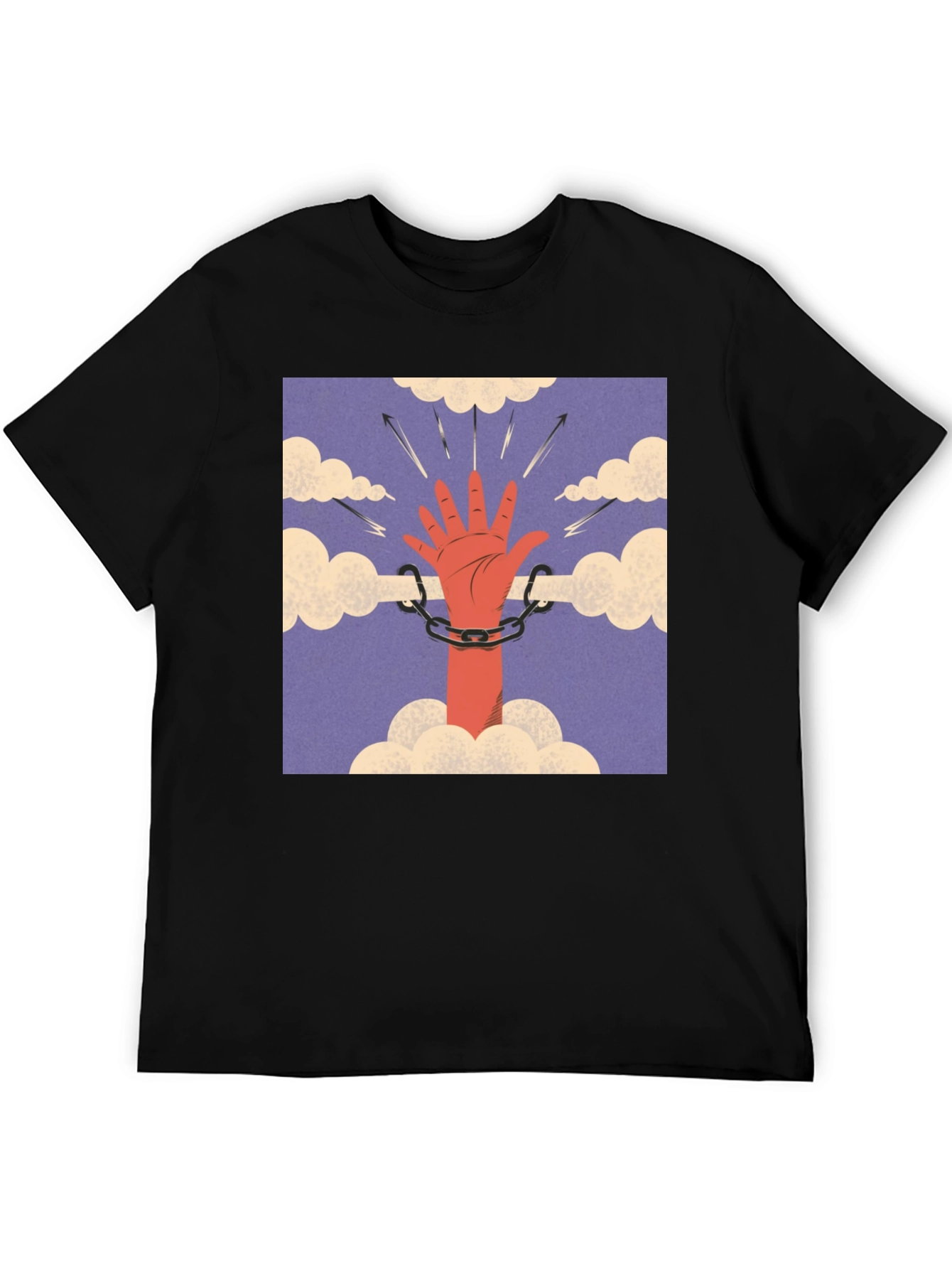 Hand in Chains Graphic Tee - Freedom Quest