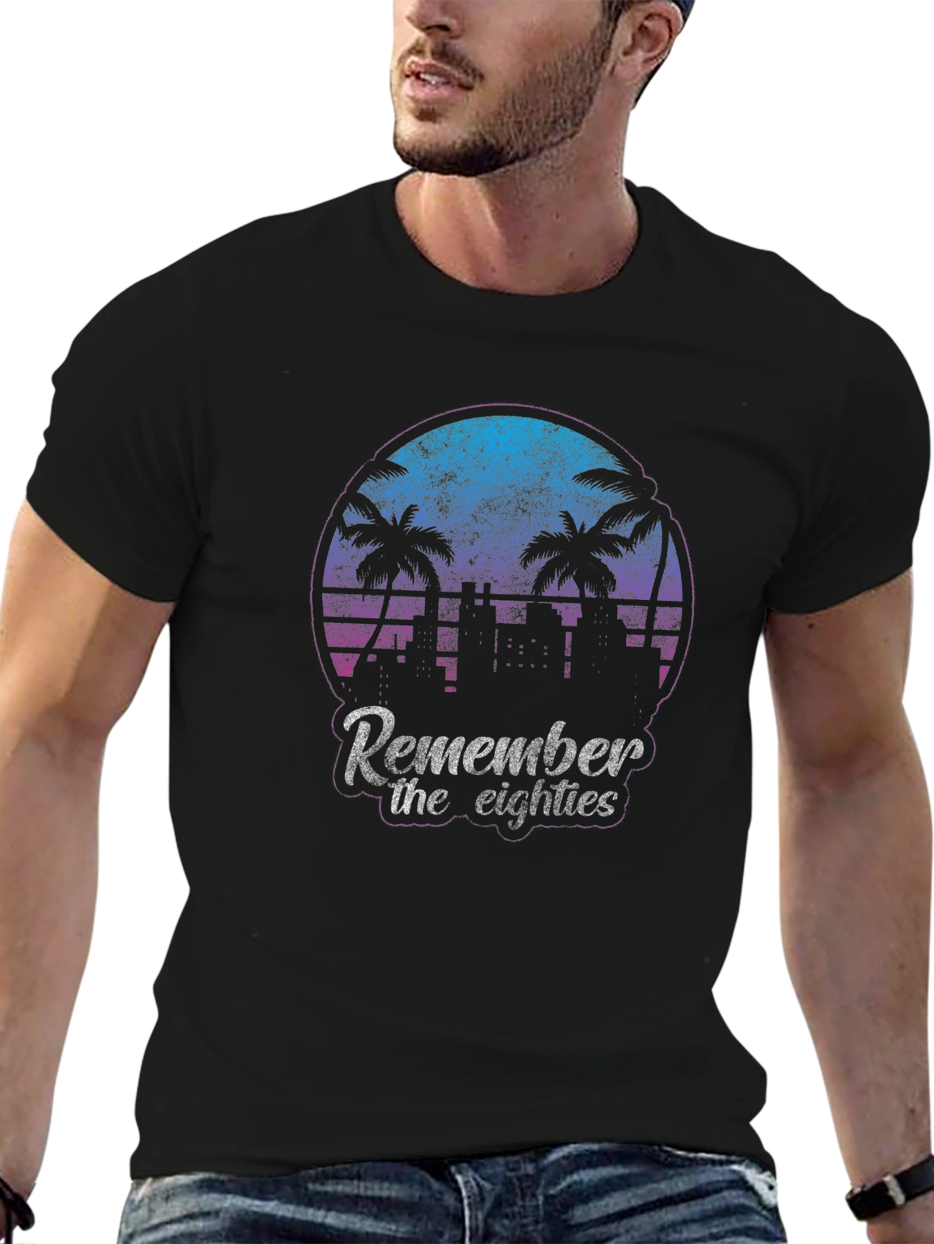 Retro 80s Remember the Eighties Graphic Tee