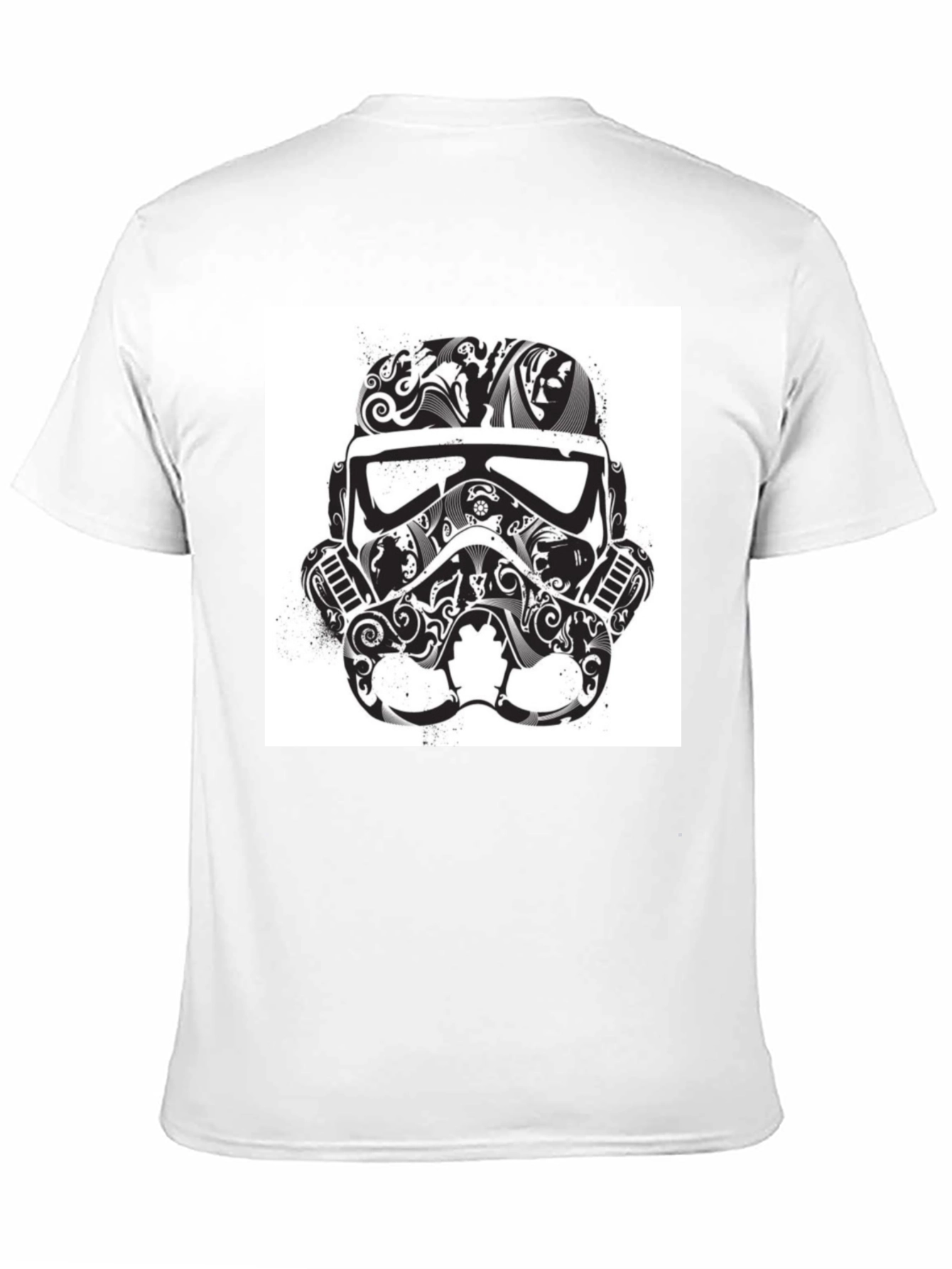 Stormtrooper Helmet Graphic Tee - Black T-Shirt