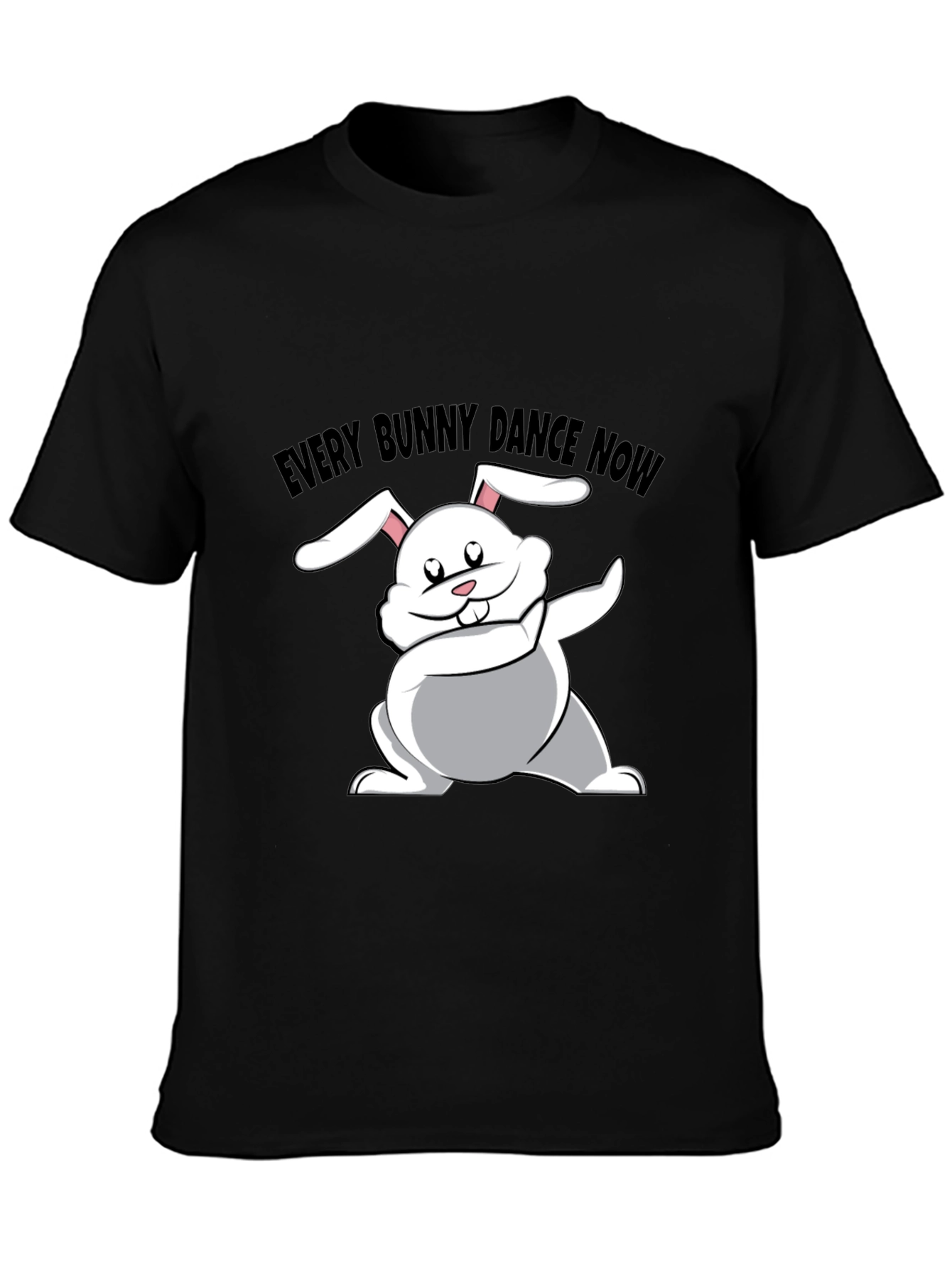 Every Bunny Dance Now Black T-Shirt
