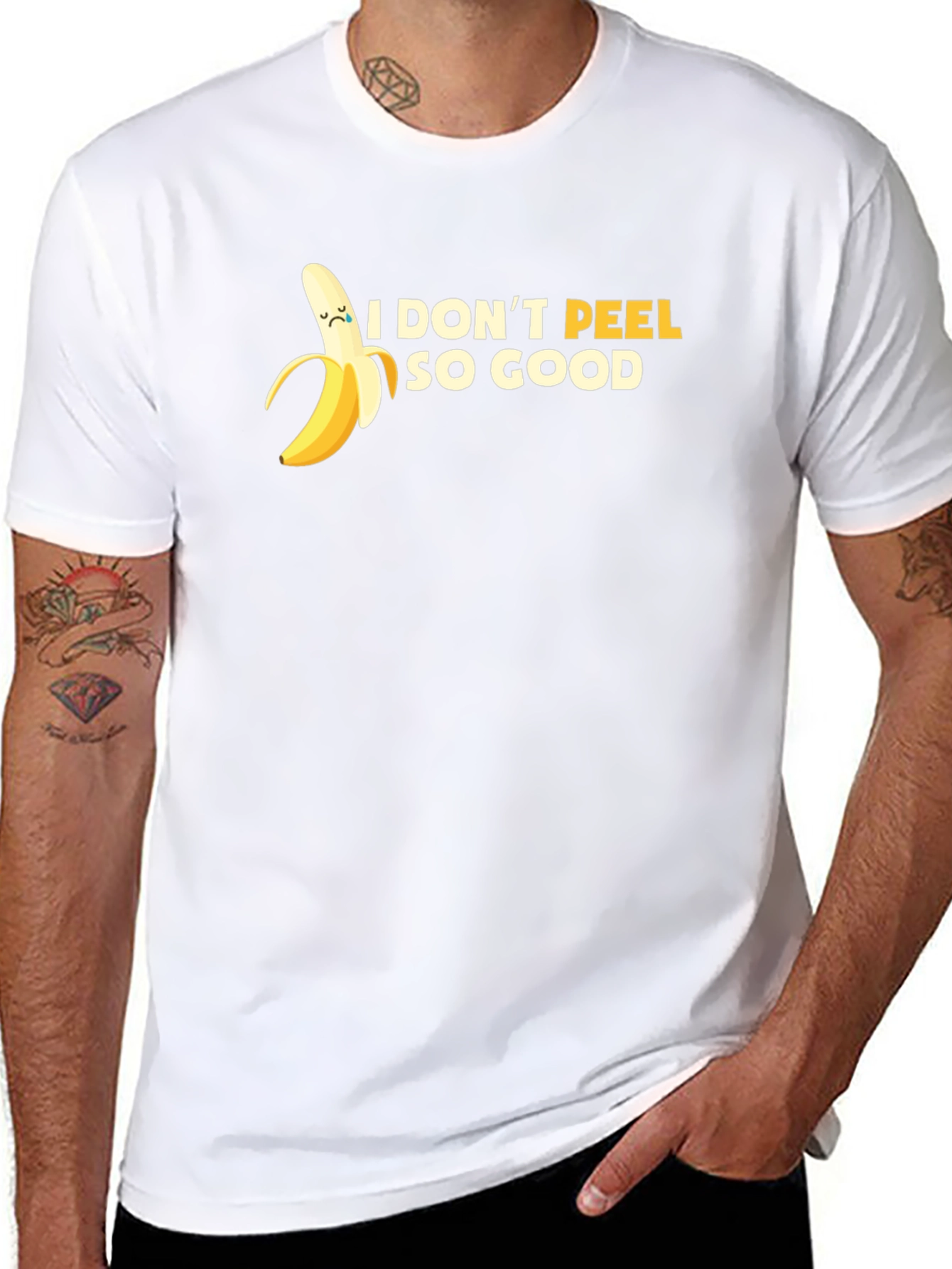 Funny Banana T-Shirt - I Dont Peel So Good